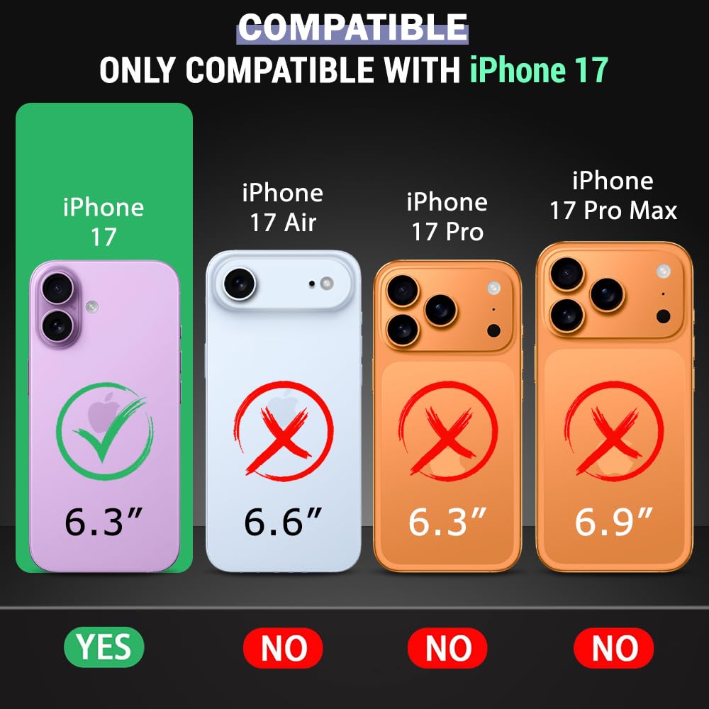 TheGiftKart Ultra-Hybrid Crystal Clear Back Case Cover for iPhone 17 | Shockproof Design | Hard Back Cover Case for iPhone 17 (PC & TPU, Transparent) image 2