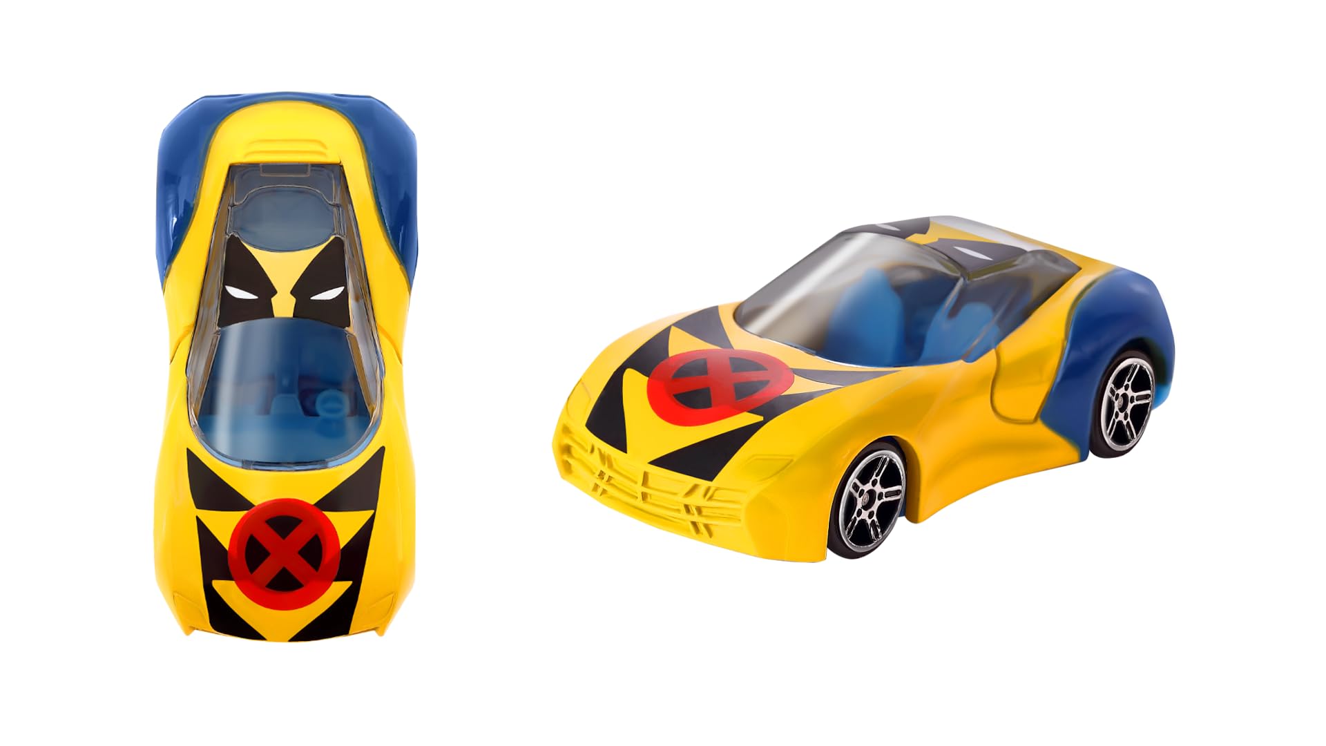 Marvel Go Collection | Knight Speed | Wolverine | 1:64 Diecast Toy Car | Ages 3 and Up | Collect Them All image 4