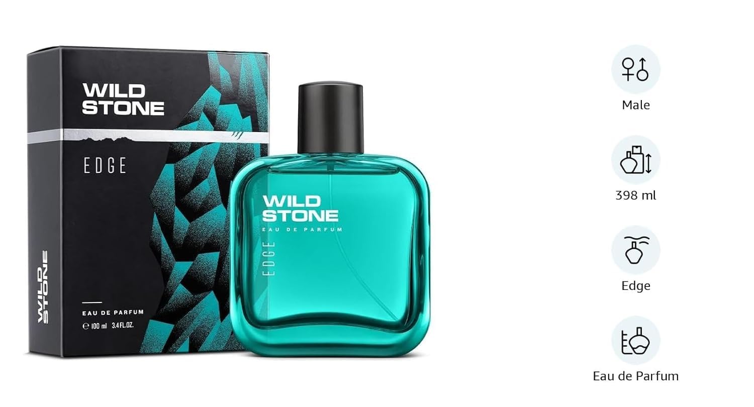 Wild Stone Edge Edp Premium Perfume For Men,100 Ml|Long-Lasting Eau De Parfum|Luxury Fragrances|Fragrance For Modern Lifestyle|Ideal Gift For Him|Premium Scent For Men image 3