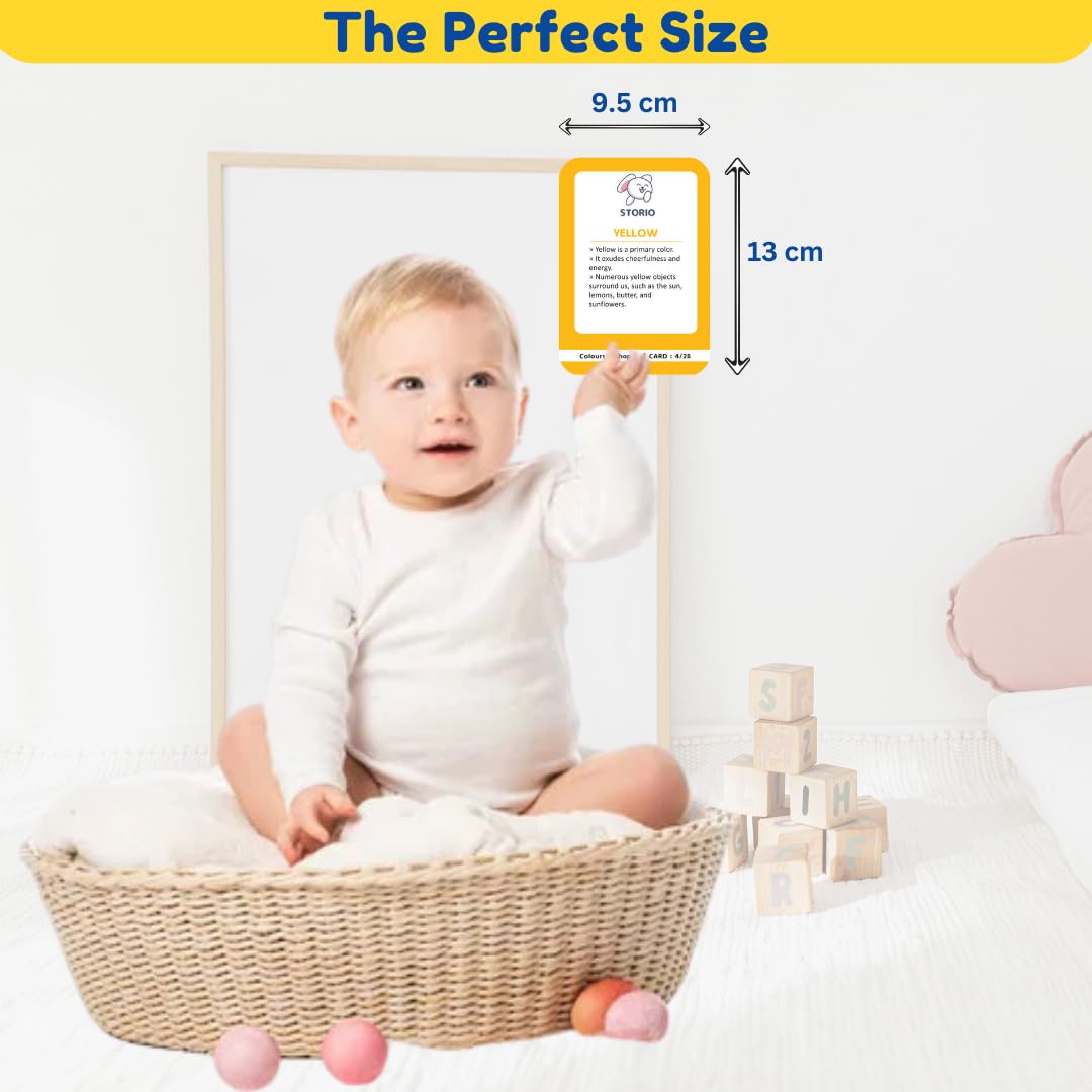 Storio Flashcards Early Learning 7 in 1 Flash Cards for Kids Babies | 196 Total Cards | Fun & Easy Language_Skills Learning Way for Preschoolers & Toddlers | 12+ Months image 4