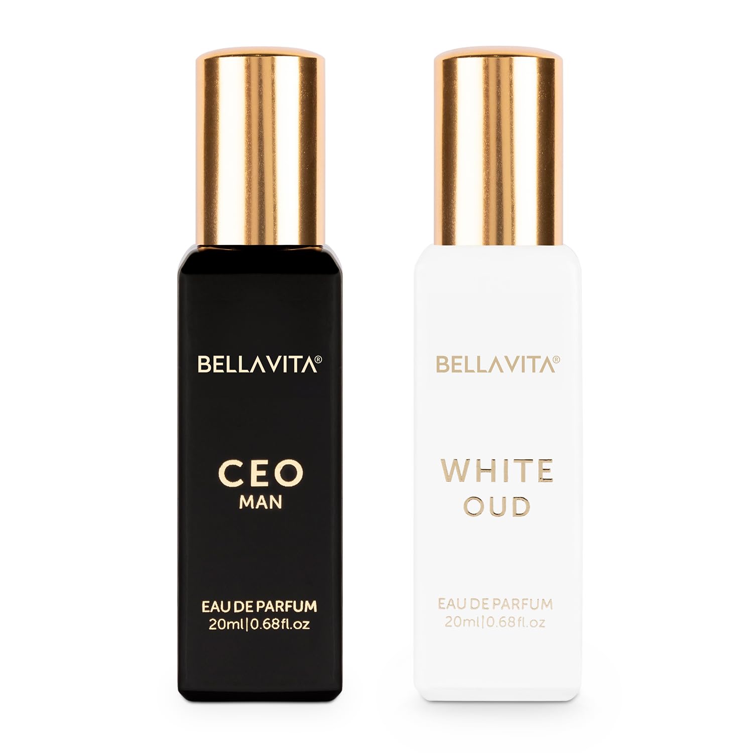 BELLAVITA CEO MAN and WHITE OUD Unisex | Long Lasting Perfume Unisex | Eau De Parfum pack of 2x20ml each | Tonka, Agarwood & Orange | Woody, Spicy & Citrus Premium Fragrance image 3