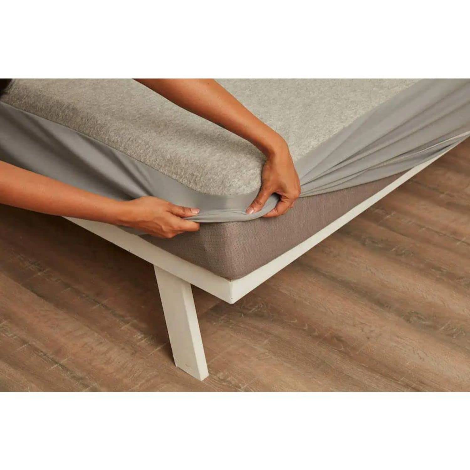 Wakefit 100% Waterproof Premium Cotton Mattress Protector | Breathable and Hypoallergenic Ultra Soft Fitted Bed Protector 78