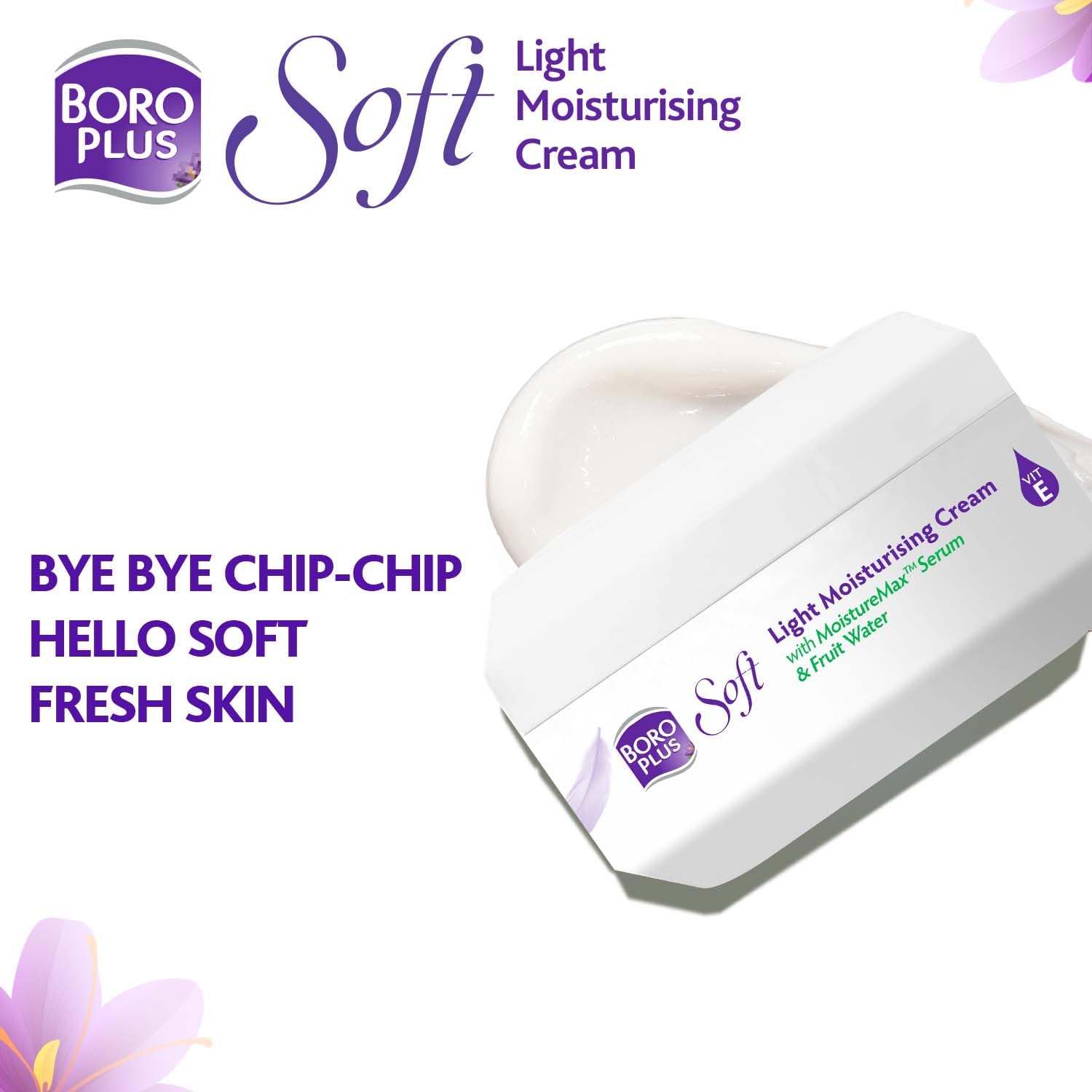 BoroPlus Soft Light Moisturising Cream | Light & Non-sticky | Provides 24 hour moisturisation | For Soft Fresh Skin 50ml image 4