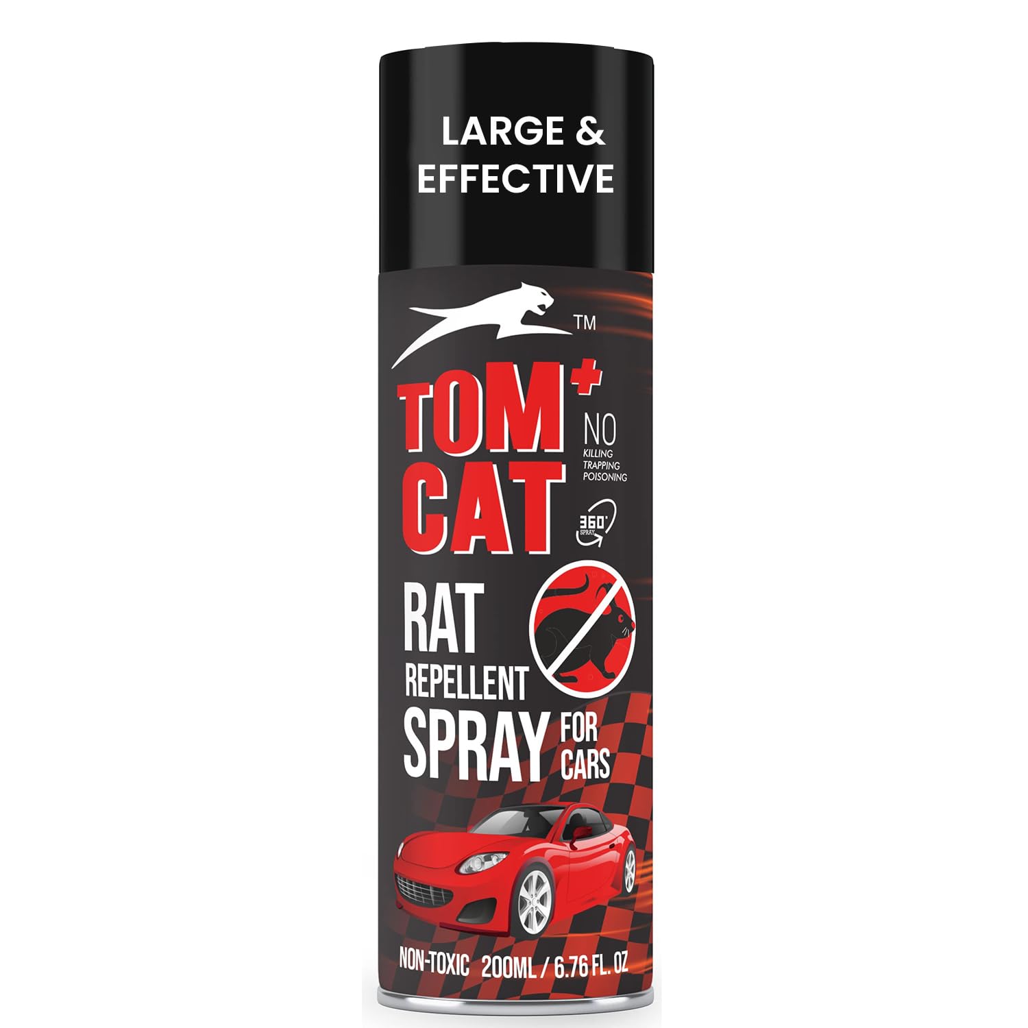 Shadow Securitronics Tom CAT No Entry Rat Repellent Spray for Cars Highly Effective with and Lasts 1 Year Leak Free Easy to Spray Nozzle 1st time in India (1) - FORMULATION 1 X 200 ML