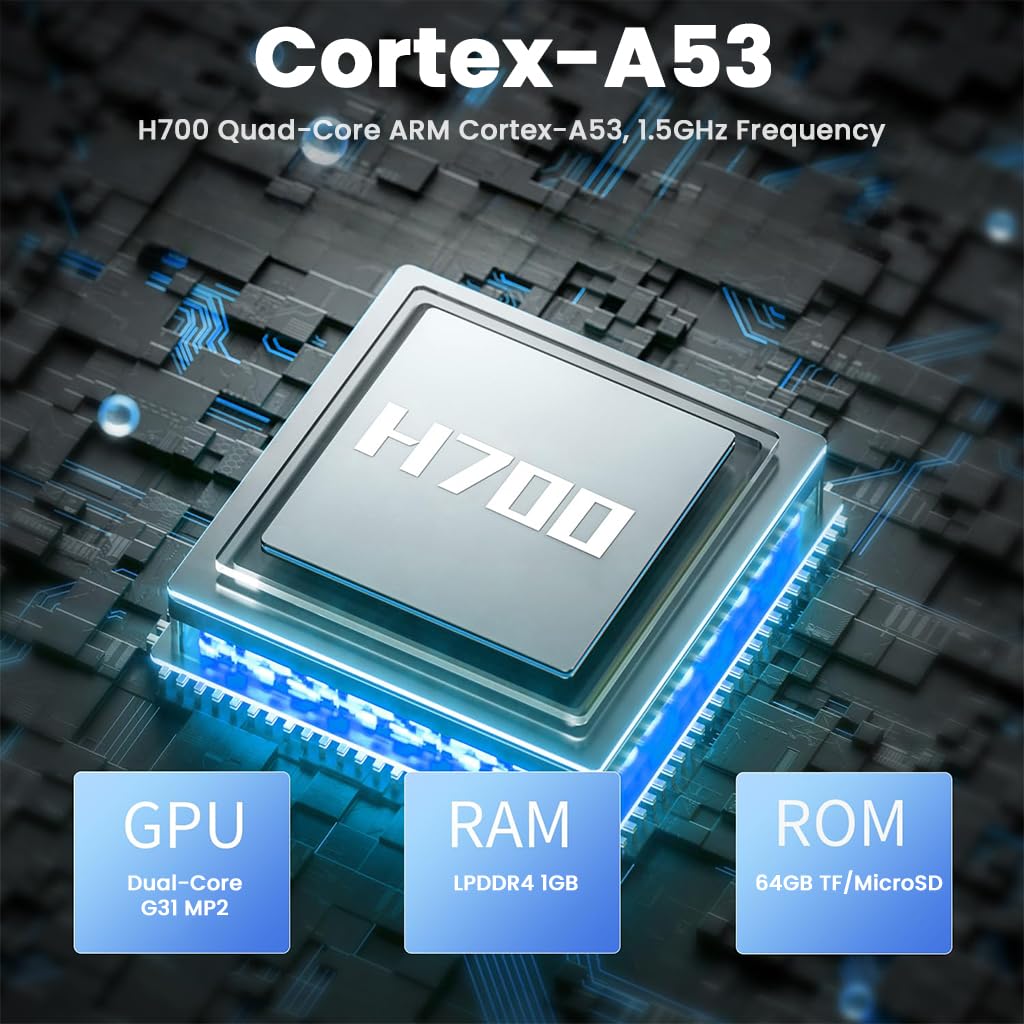 an-bernic RG CubeXX Handheld Gaming Console for Boys 7-14, 3.95'' IPS Display 64GB Preloaded Retro Video Game, 3200mAh Battery, 30+ Emulators, WiFi, Bluetooth, TV-Out, Type-C, RGB Lighting (Black) image 3