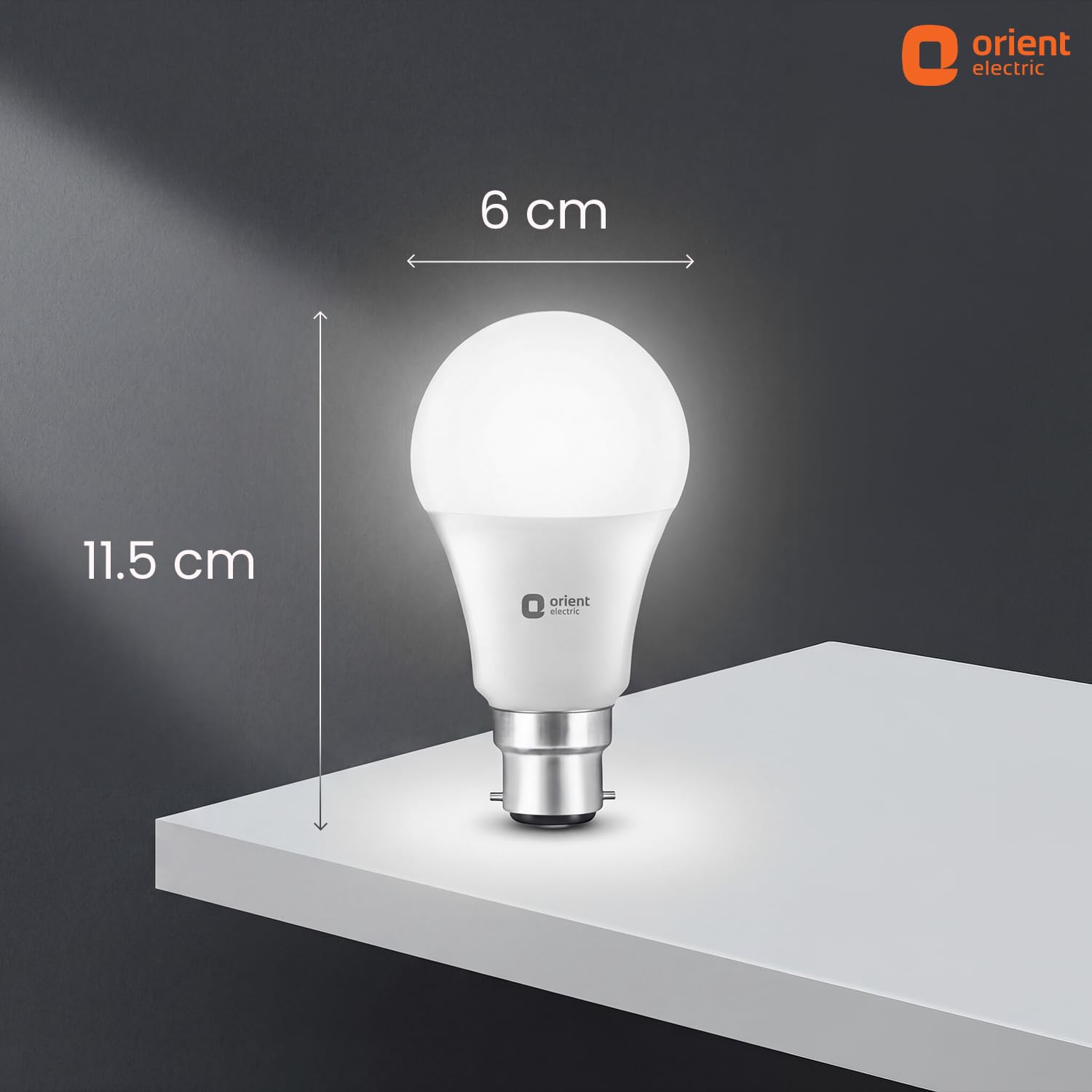 Orient Electric 9W High Glow LED bulb| 180-degree wide beam angle| Voltage surge protection up to 4 kV| 6500K, Cool White| B22d base| Made in India| Pack of 4 image 5