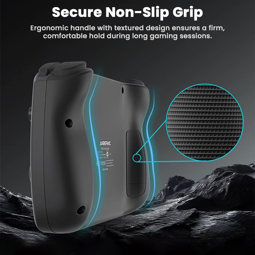 an-bernic RG CubeXX Handheld Gaming Console for Boys 7-14, 3.95'' IPS Display 64GB Preloaded Retro Video Game, 3200mAh Battery, 30+ Emulators, WiFi, Bluetooth, TV-Out, Type-C, RGB Lighting (Black) image 5