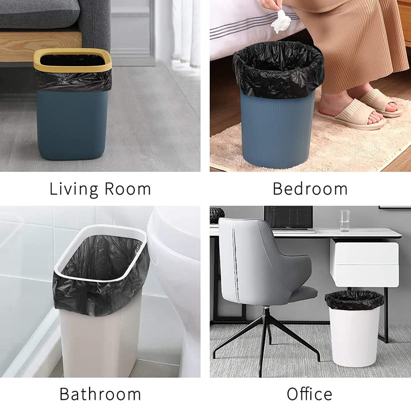 Ezee Live Life Ezee Way Plastic Black Garbage Bags for Dustbin|90 Pcs|Medium 19 X 21 Inches|30 Pcs X Pack of 3, 3 count image 3