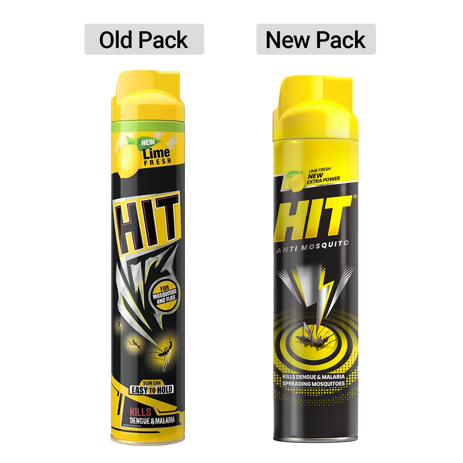 HIT Flying Insect Killer - Mosquito & Fly Killer Spray | Lime Fragrance | Instant Kill | Protection from Dengue & Malaria, 400ml image 2