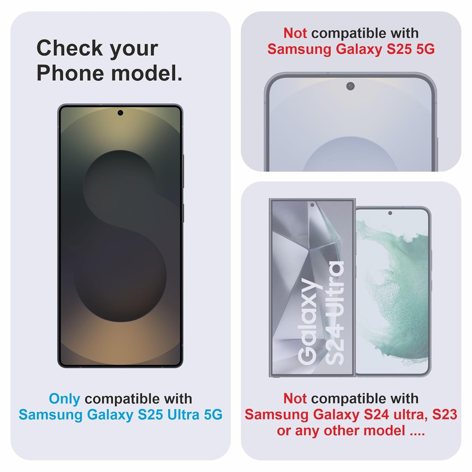 OpenTech® Military-Grade Gorilla Tempered Glass for Samsung Galaxy S25 Ultra (6.9 Inch) with Fingerprint Unlock, Edge to Edge Coverage - Case Friendly, Anti-scratch and Bubble free installation kit image 2