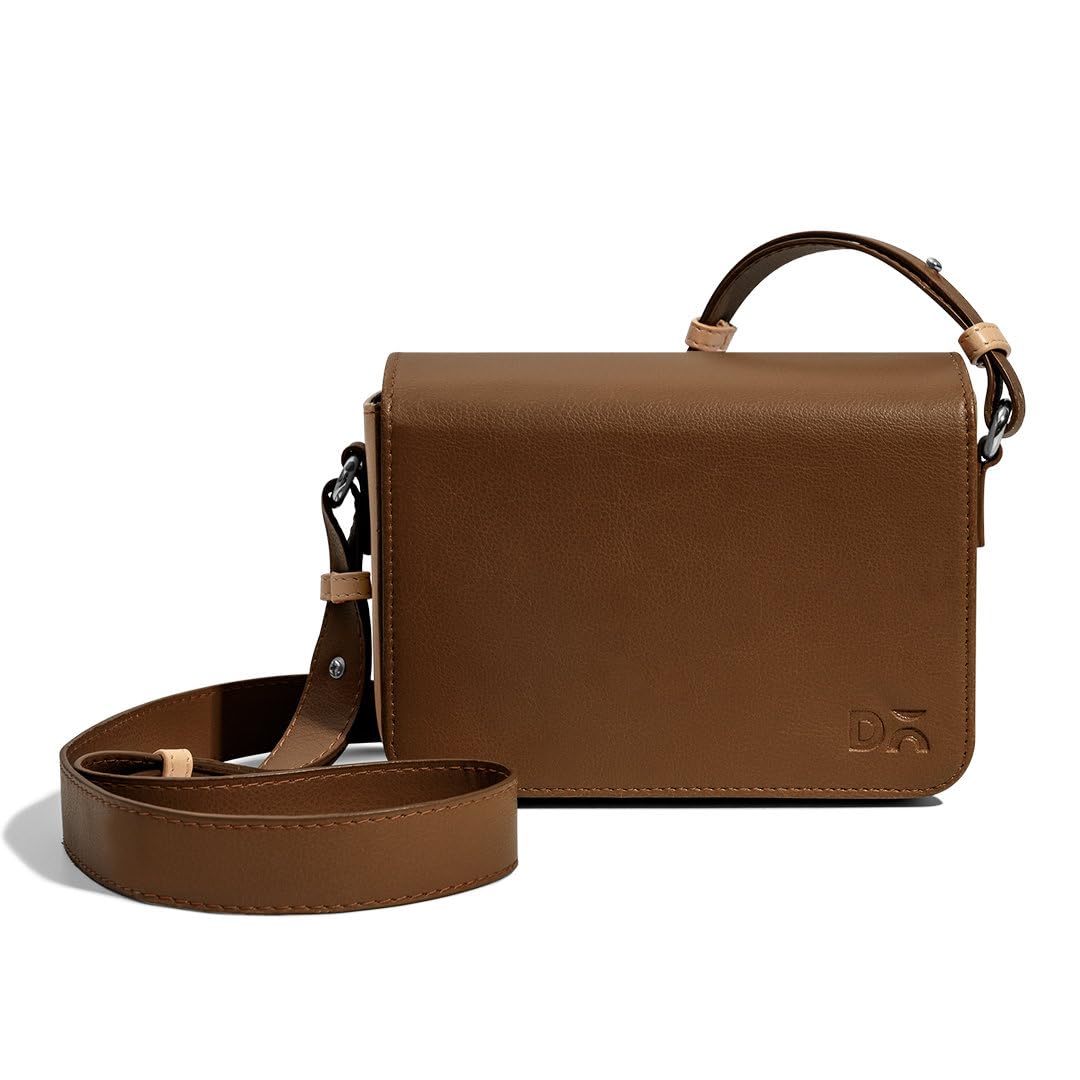 DailyObjects Box Shoulder Sling Crossbody Bag for Women | Solid Stylish Vegan Leather Purse For Girls | Durable Detachable & Adjustable Strap | Full Size Envelope Flap With Magnetic Closure | Shoulder