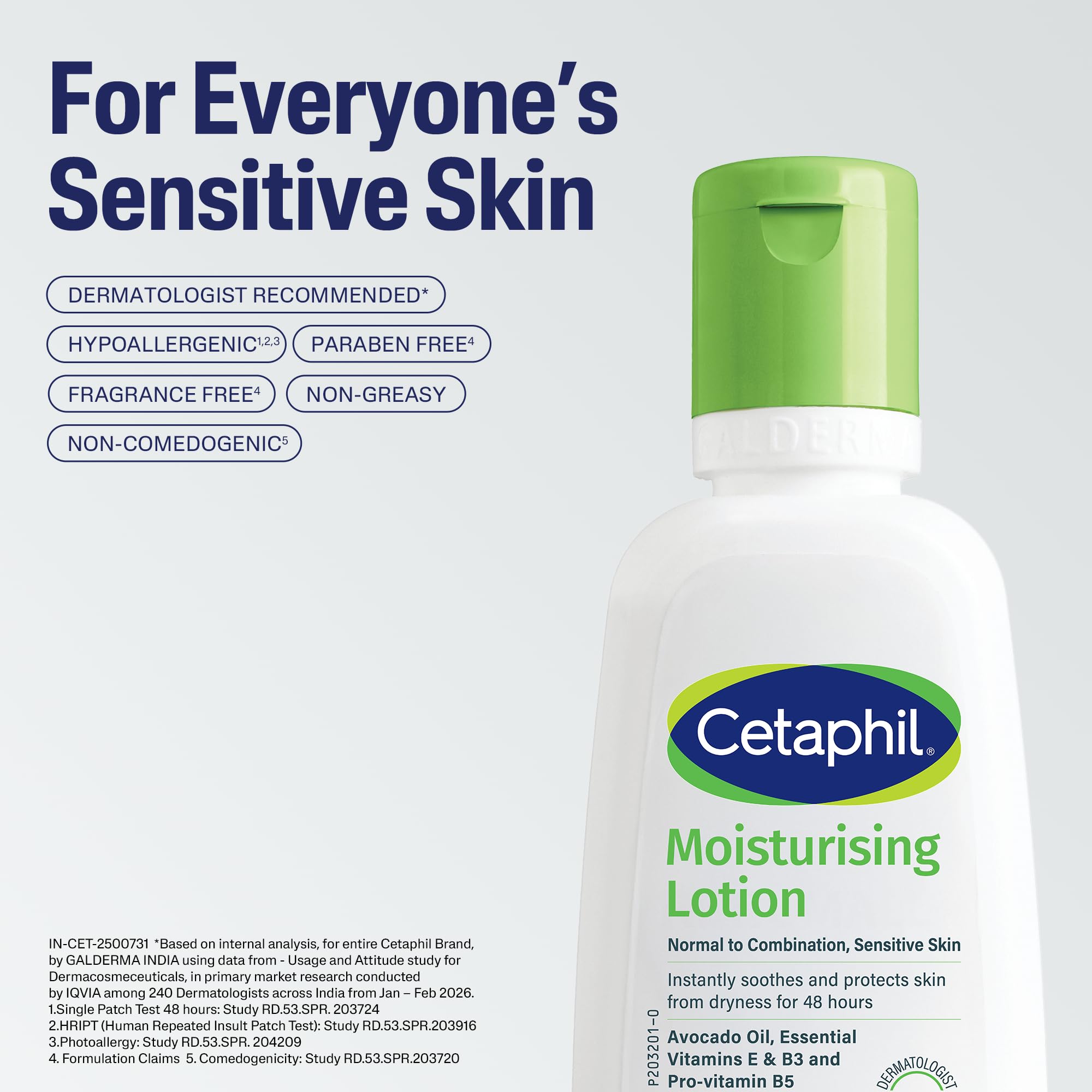 Cetaphil Moisturising Lotion 59 ml for Face & Body, Hydrating Moisturizer for Normal & Dry Skin, Dermatologist Recommended image 4