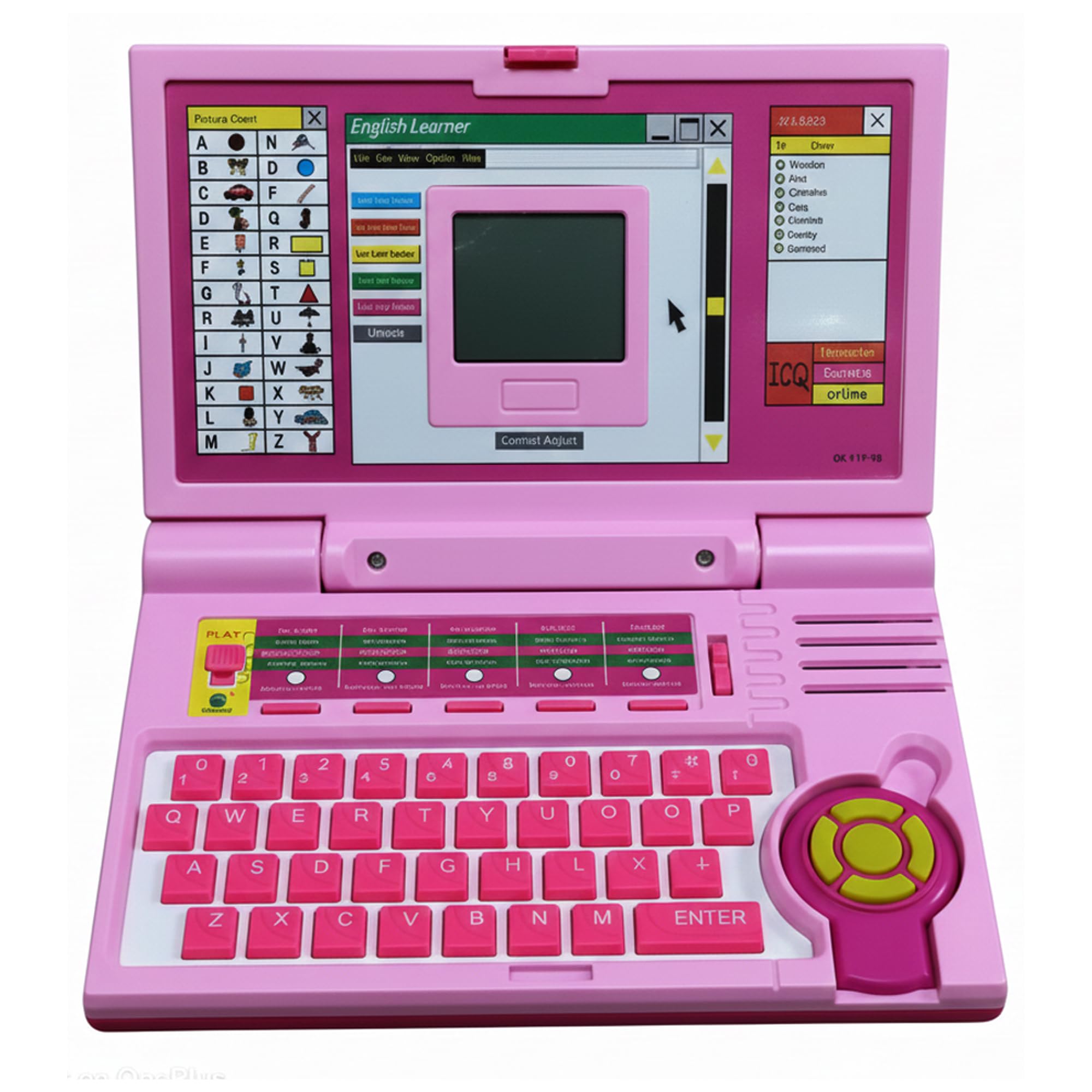 Cable World® Educational Laptop Computer Toy for Kids Above 3 Years - 20 Fun Activity Learning Machine, Now Learn Letter, Words, Games, Mathematics, Music, Logic, Memory Tool image 2