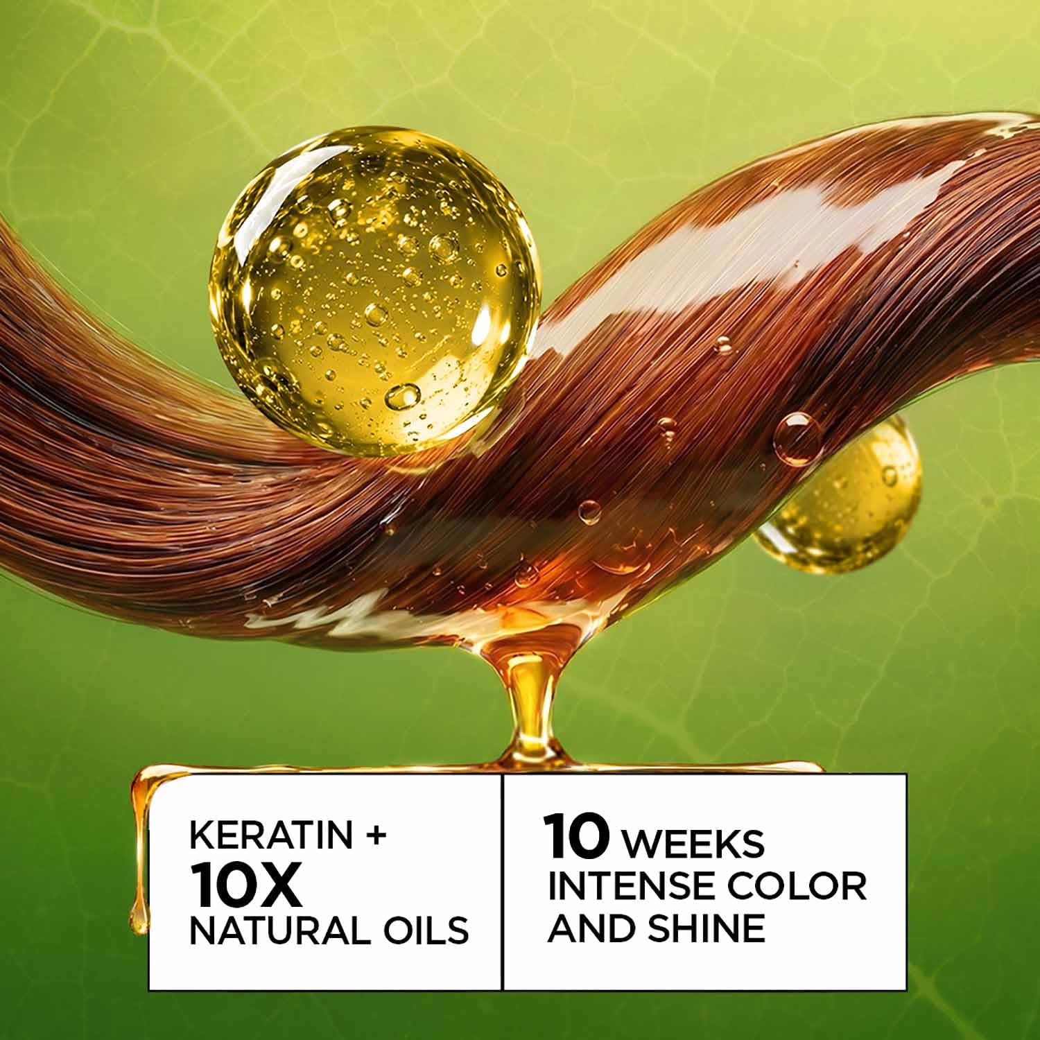 Garnier Color Naturals Natural Black Hair Color Shade 1 | Ammonia Free | Ammonia-Free Hair Color | Infused With 10X Natural Oils + Keratin Serum | 100% Grey Coverage | Up to 10 Weeks Shine image 4