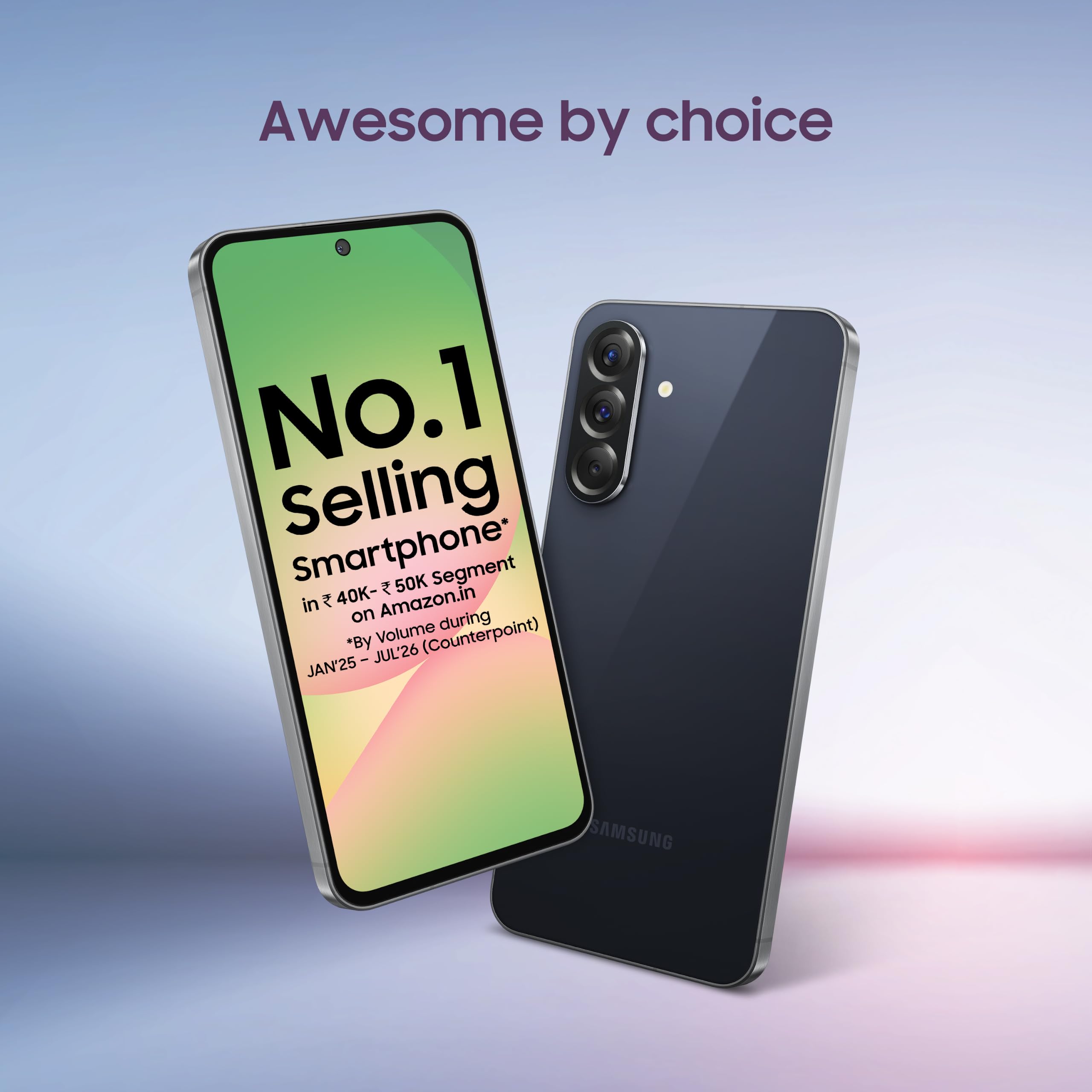 Samsung Galaxy A56 5G Mobile (Awesome Midnight Blue, 8GB, 256GB) | Segment Most Complete Triple Camera | 50MP | AI Editing | 4nm Processor | sAMOLED | 5000mAh | Gorilla Glass Victus+| Knox Security image 3