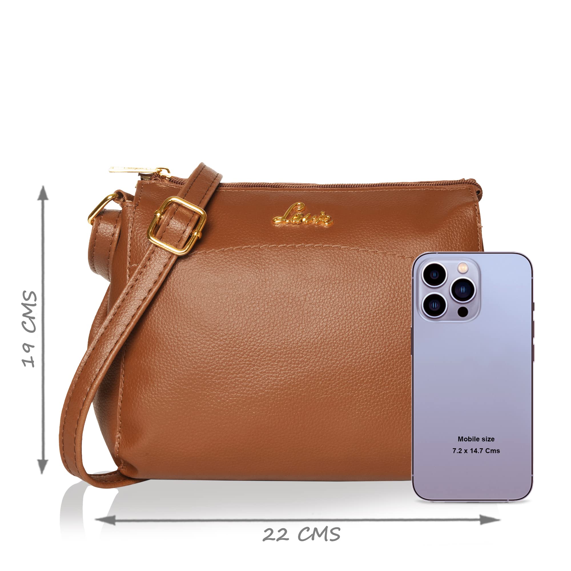 Lavie Women's Cetan Horizontal Sling Bag | Ladies Purse Handbag | Gift for Women image 4