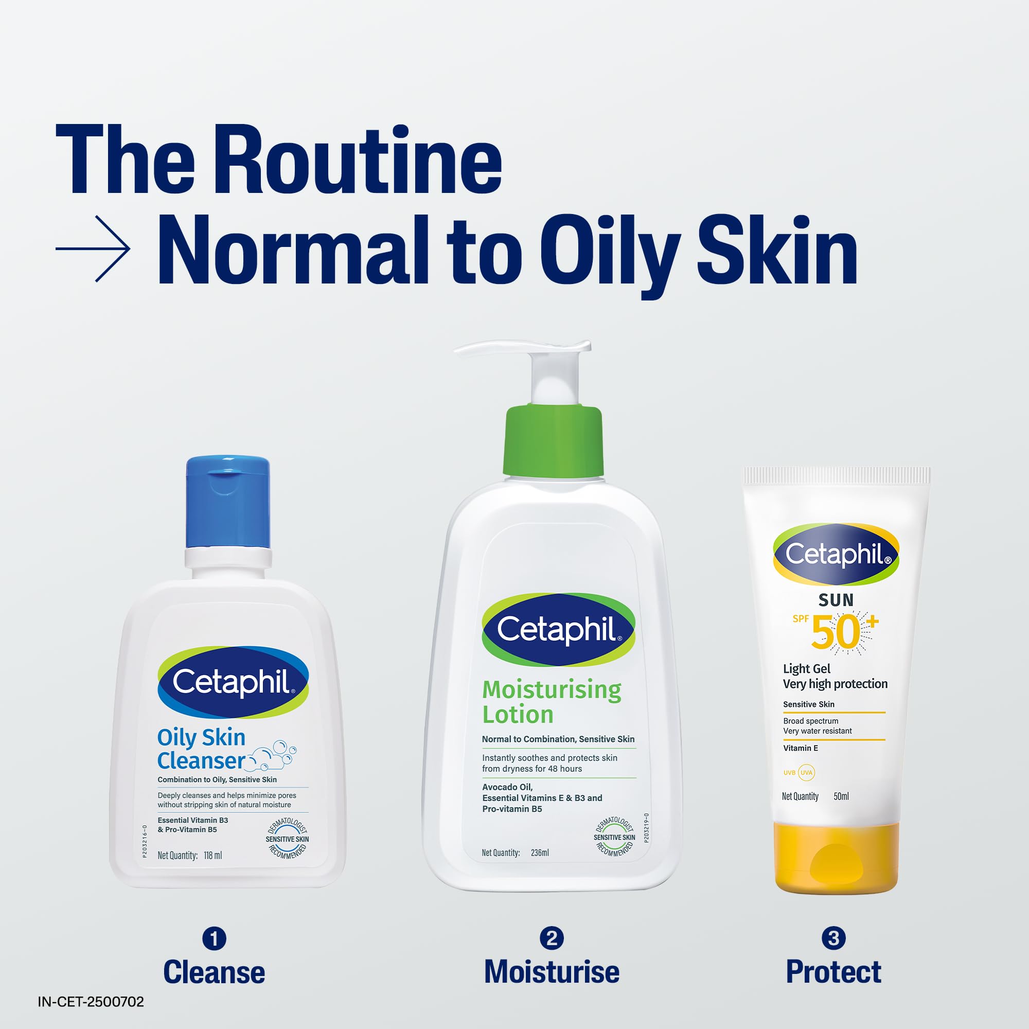 Cetaphil Oily Skin Cleanser, Daily Face Wash for Oily, Acne prone Skin, Gentle Foaming, 118ml image 2