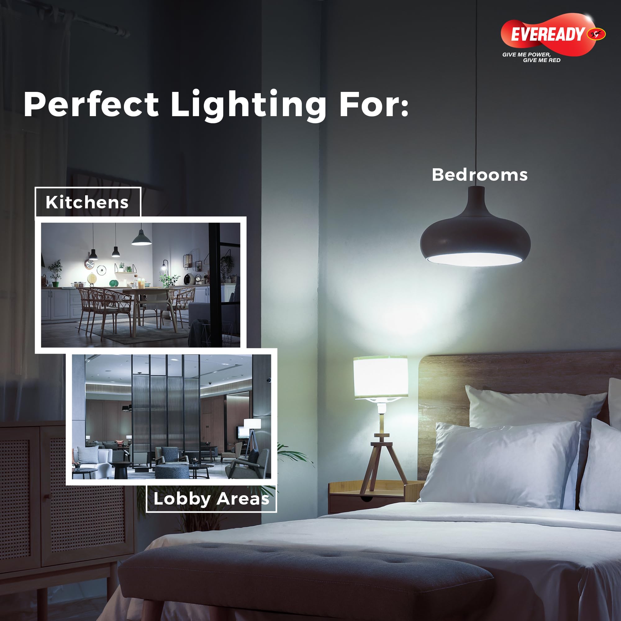 EVEREADY 9W LED Bulb, Cool Day Light (6500K), B22 Base image 5