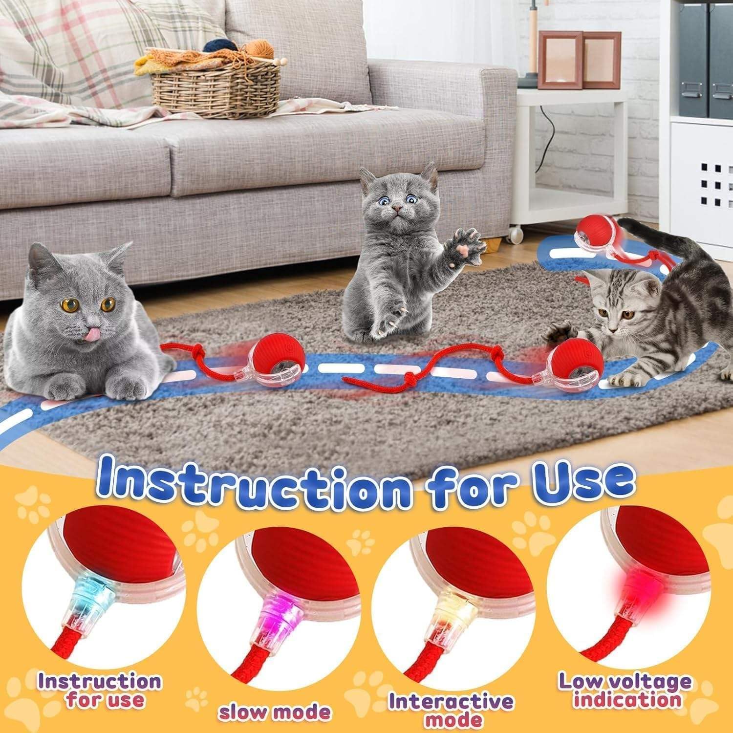 Magic Ball Toy with String for Kids, Return Ball Skill Toy, Automatic Rebound Beginner Finger Trick Toy,Educational Outdoor Game for Boys Girls (Random Color)