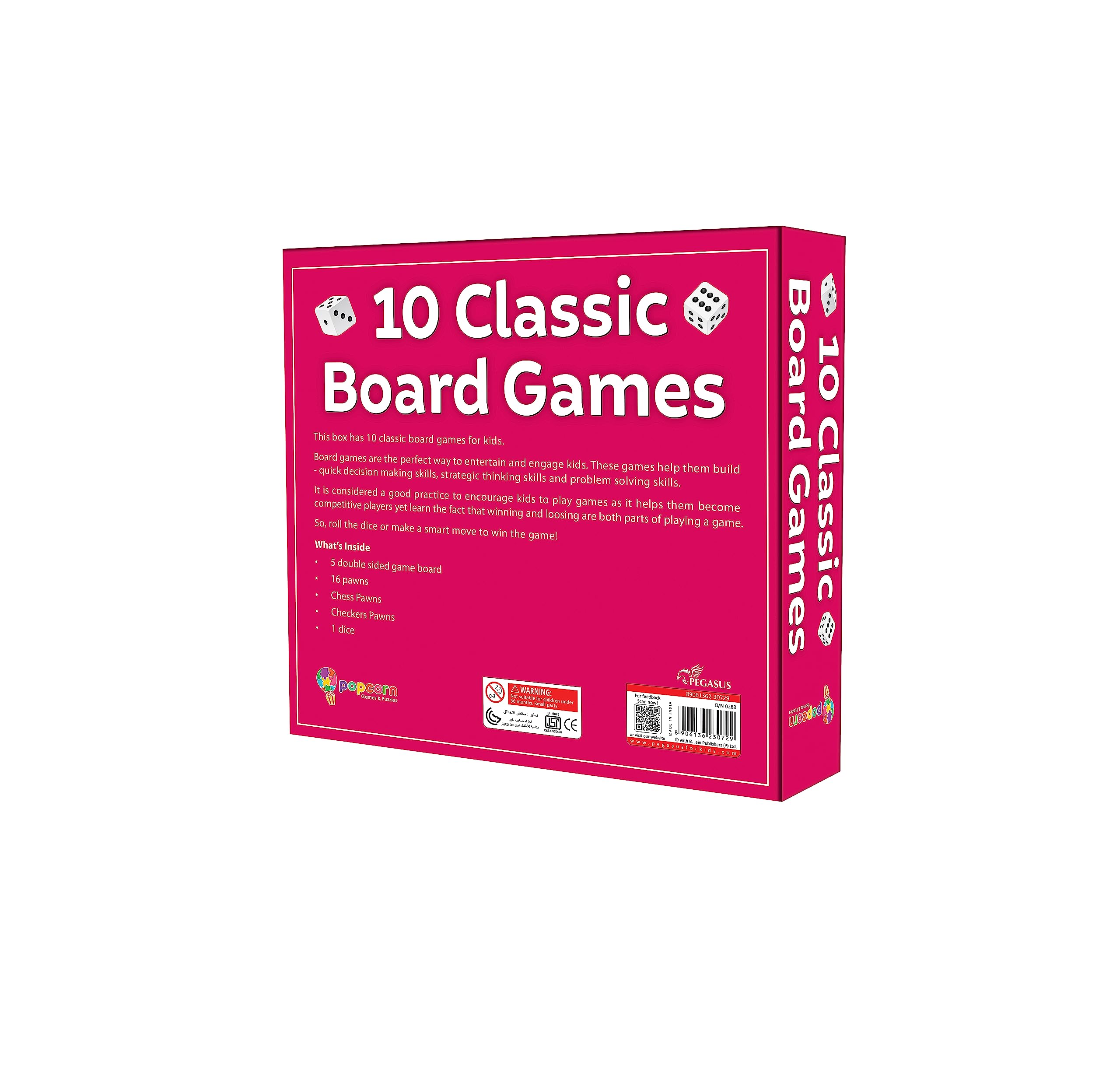 popcorn Games & Puzzles Classic Board Games for Smart Kids|Help to Boost Decision Making,Strategic Thinking and Problem Solving (10 in 1) image 5