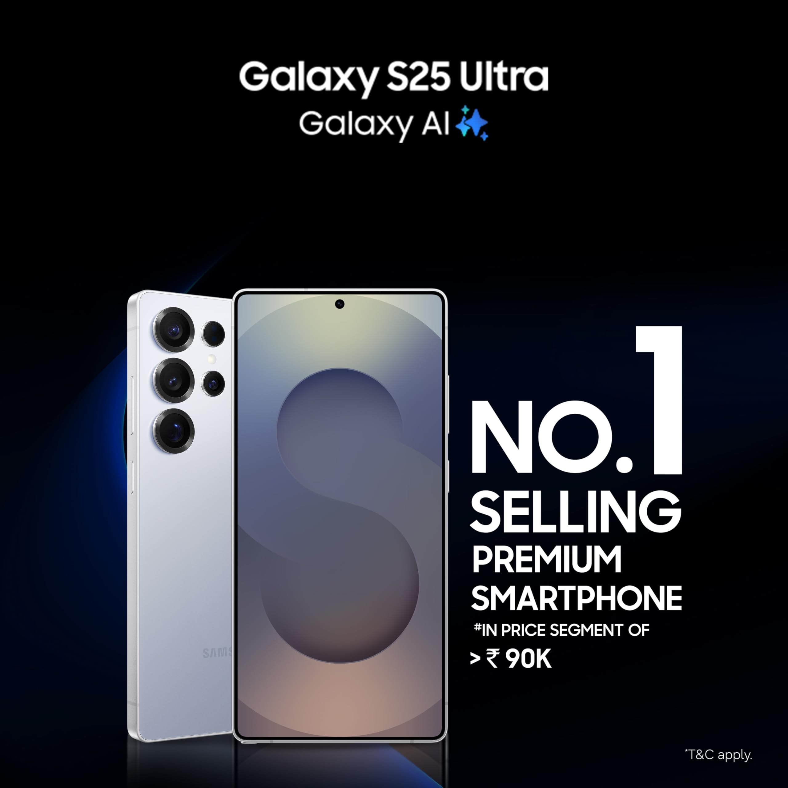 Samsung Galaxy S25 Ultra 5G AI Smartphone (Titanium Silverblue, 12GB RAM, 256GB Storage), 200MP Camera, S Pen Included, Long Battery Life image 3