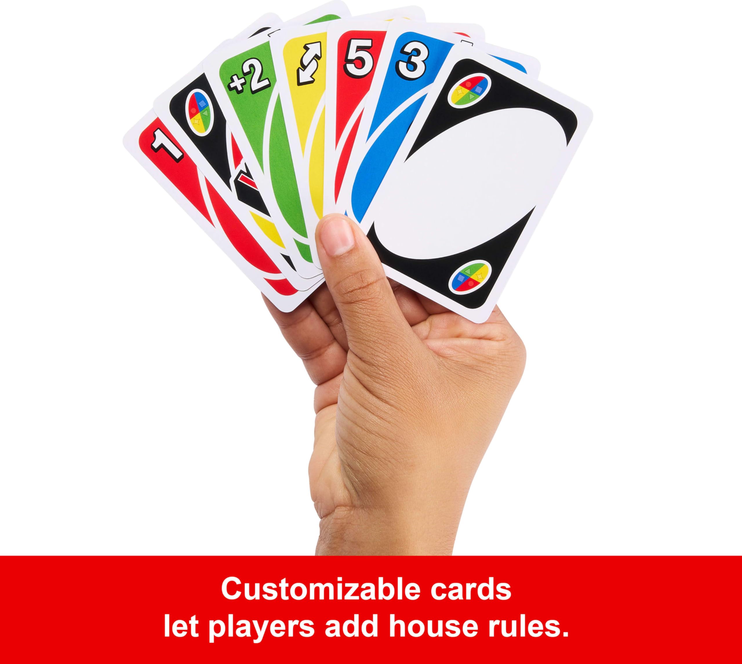 Mattel Uno Playing Card Game for 7 Yrs and Above for Adult,Set of 112 Cards, Multicolor image 5