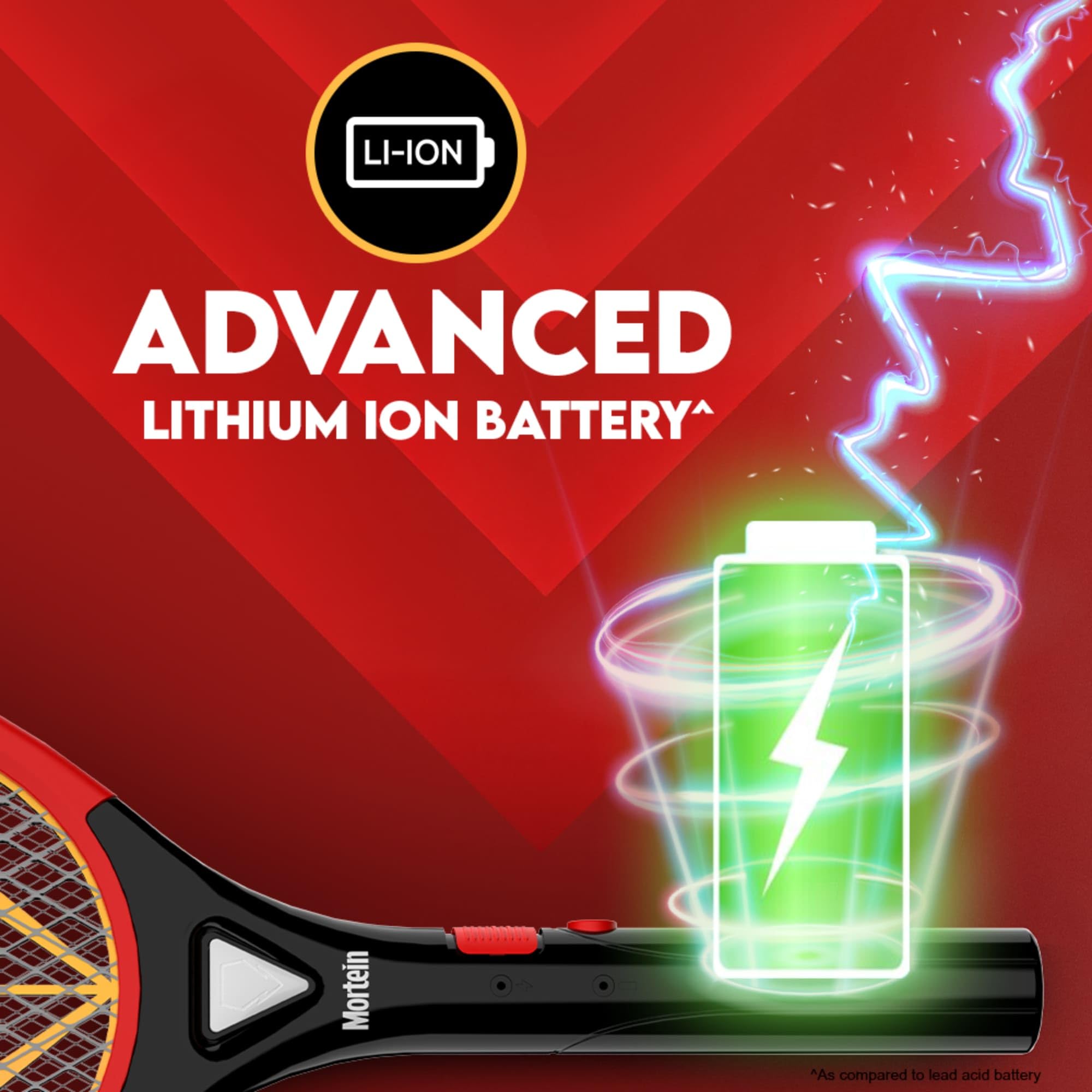 Mortein Advanced Anti-Mosquito Racquet | Mosquito Bat | Electric Fly Swatter | Mosquito Killer Racket | Bat to Hit Mosquito image 4