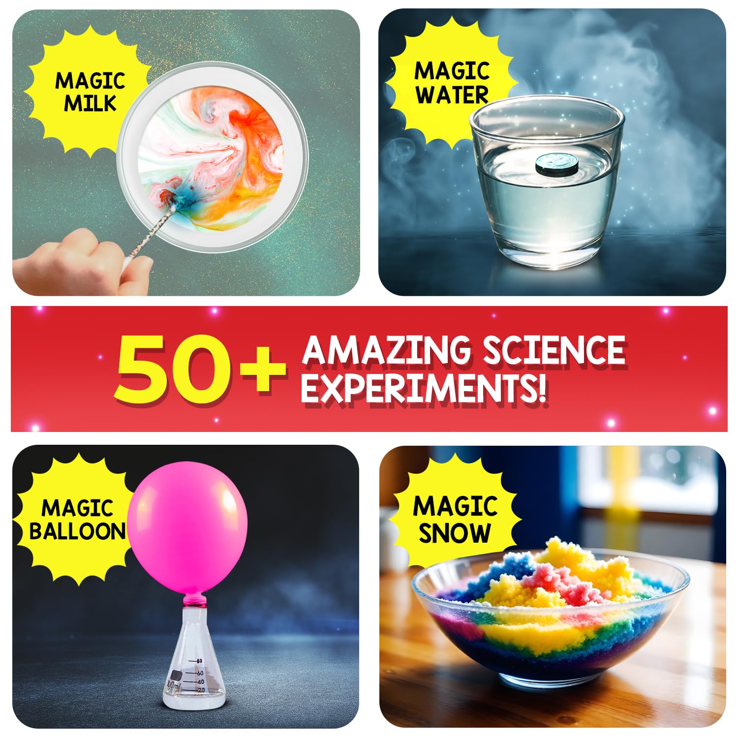 Smartivity My First Science Experiment Kit for Kids 6-14 Years | 50+ Amazing Science Experiments | Educational STEM Toy | Birthday Gift for Boys & Girls Ages 6,7,8,9,10,11,12,13,14 image 4