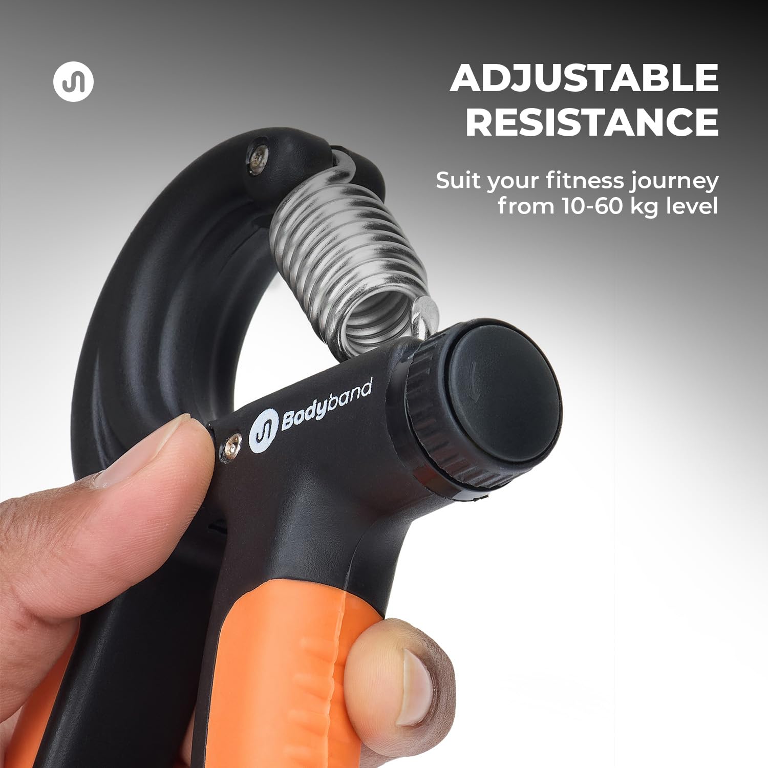 Bodyband Hand Grip Workout Strengthener, Adjustable Hand Gripper for Men & Women for Gym Workout Hand Exercise Equipment to Use in Home for Forearm Exercise, Finger Power Gripper Plastic image 5