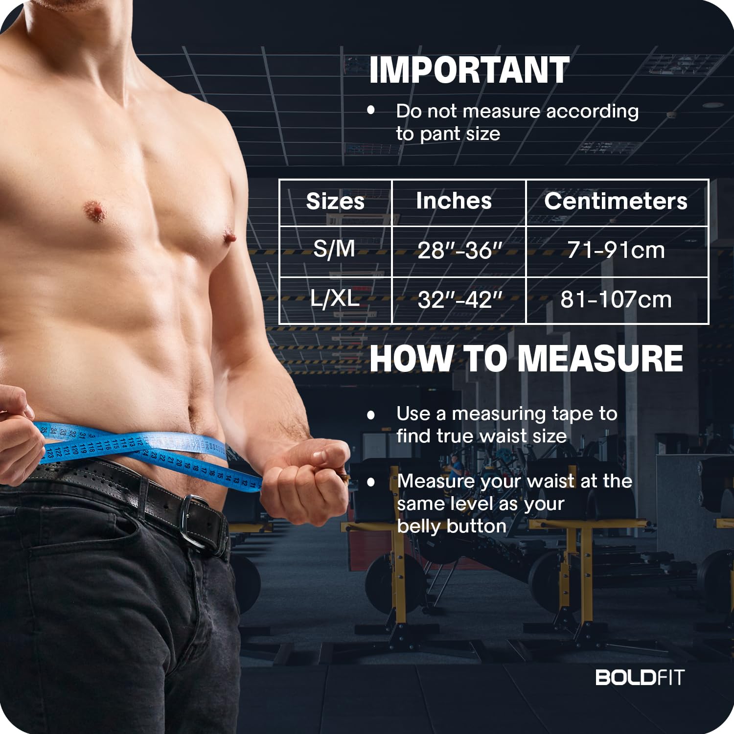 Boldfit Gym Belt for Men and Women - Lever Deadlift Belt for Workout, Powerlifting, Weight Lifting - Leather Exercise Belt for Back Support - S/M Black image 5