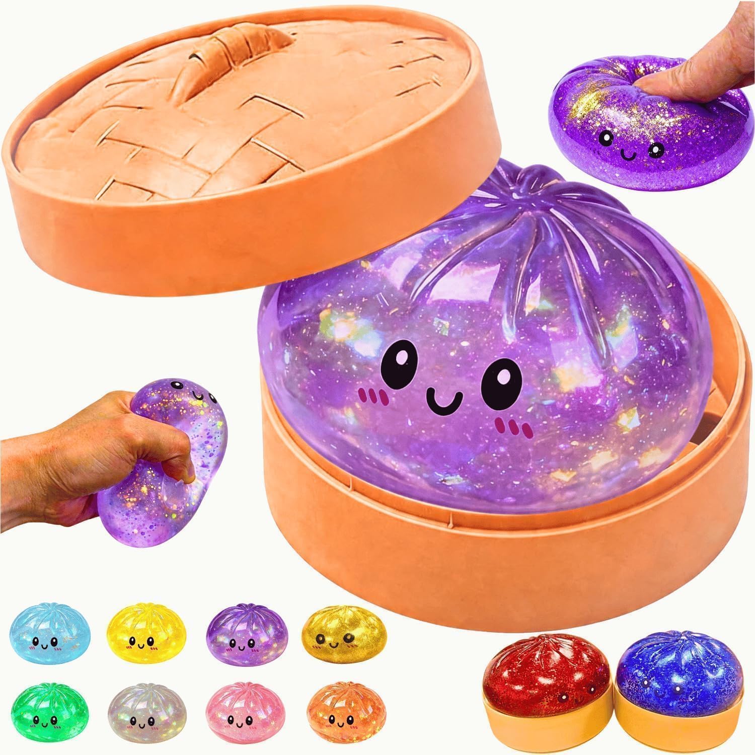 DaMpLiNg Squisy Ball | DaMpLiNg Squishy Mystery Box | Cute Big DaMpLiNg Stress Ball | Fidget Sensory Toy for Adults Anxiety Relief (DD1)