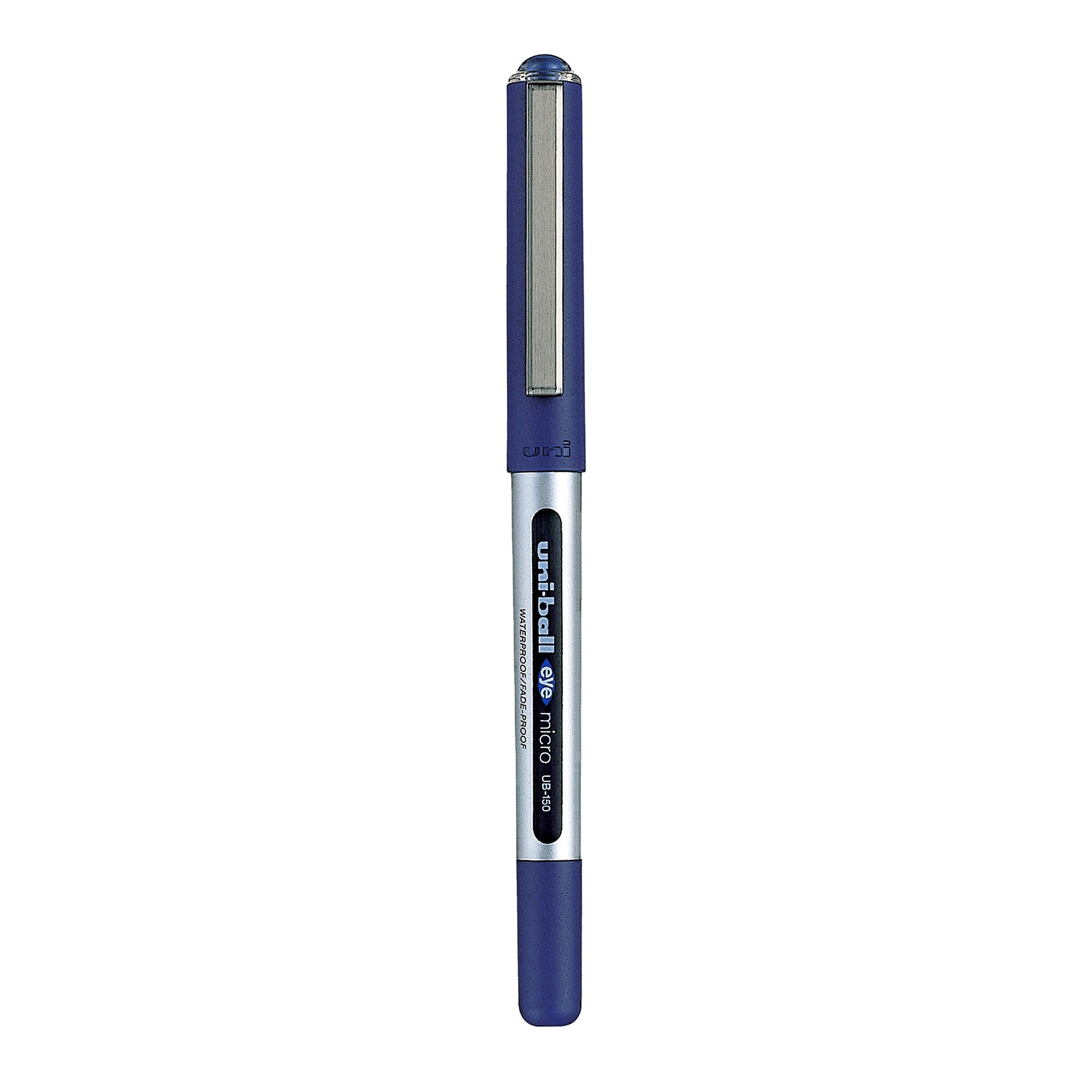 uni-ball Eye UB150 0.5mm Roller Ball Pen | Blue Ink, Pack of 3 image 4