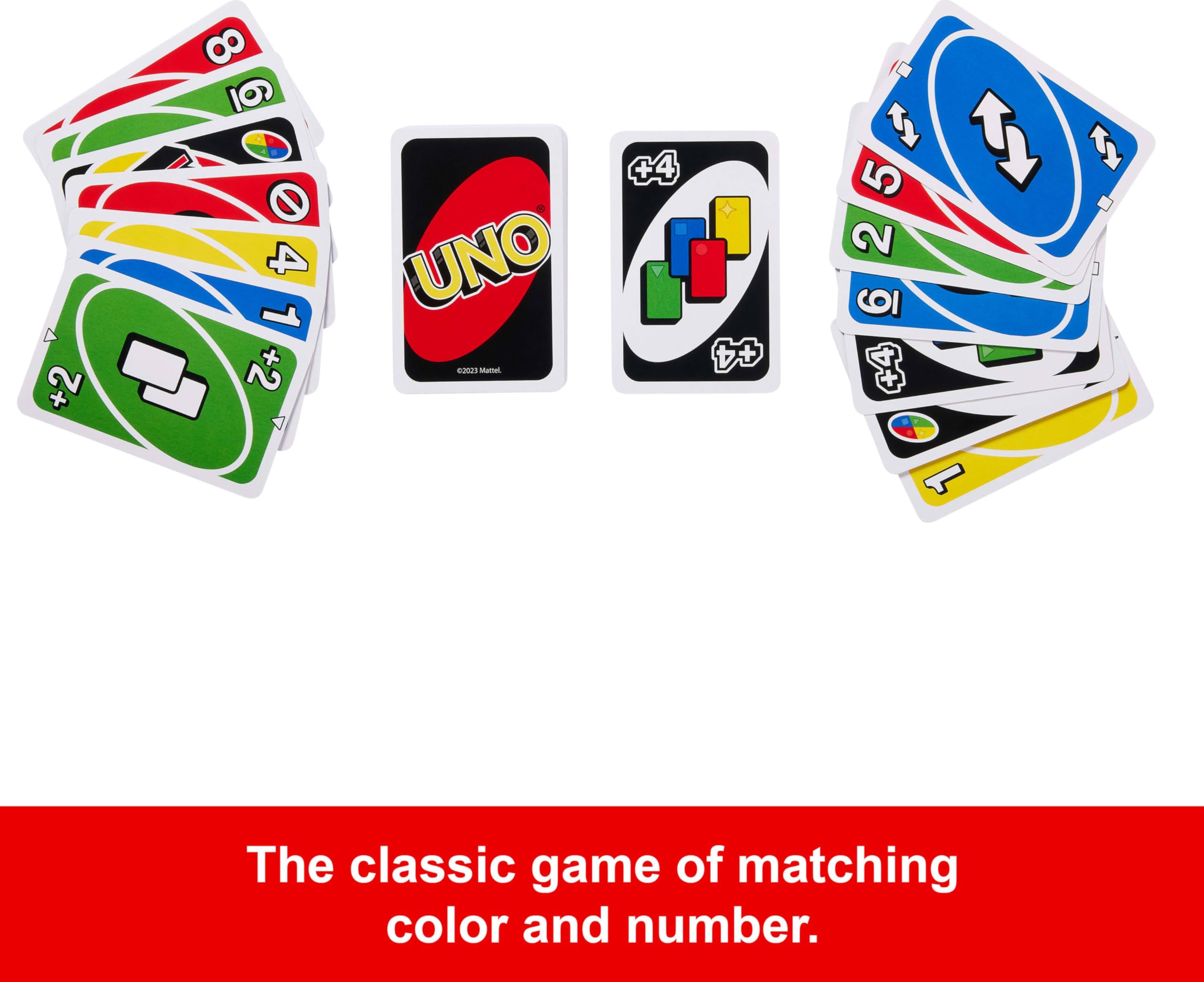 Mattel Uno Playing Card Game for 7 Yrs and Above for Adult,Set of 112 Cards, Multicolor image 3