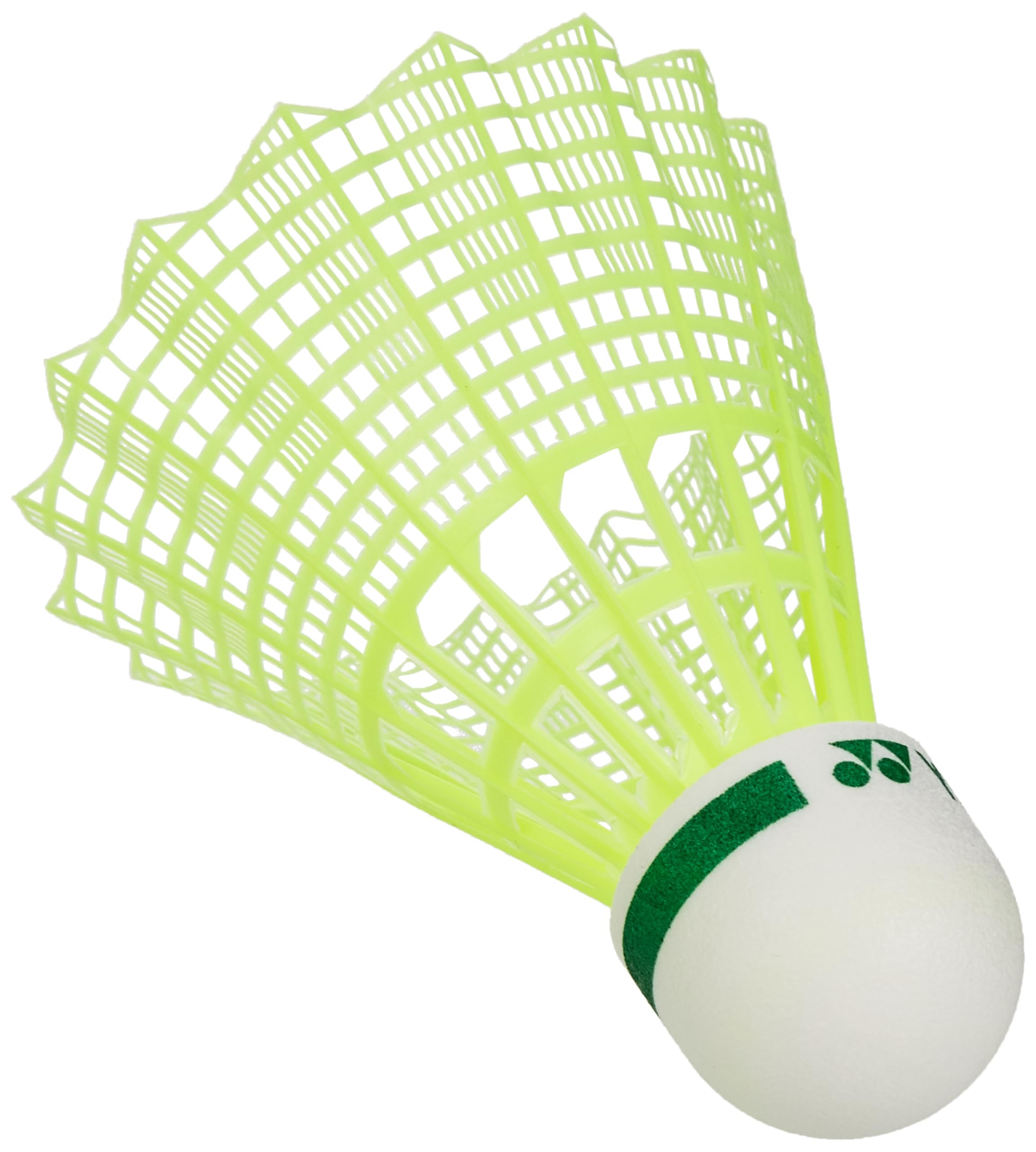 Yonex Mavis 10 Nylon Shuttlecock, Yellow, Pack of 6 | Made in Japan (Green Cap) image 2