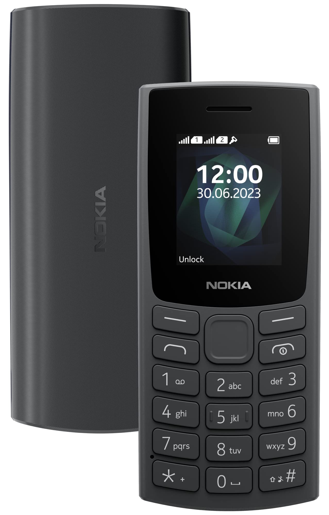 Nokia All-new 105 Single Sim Keypad Phone with Built-in UPI Payments, Long-Lasting Battery, Wireless FM Radio| 1 Year Replacement Guarantee | Charcoal image 5
