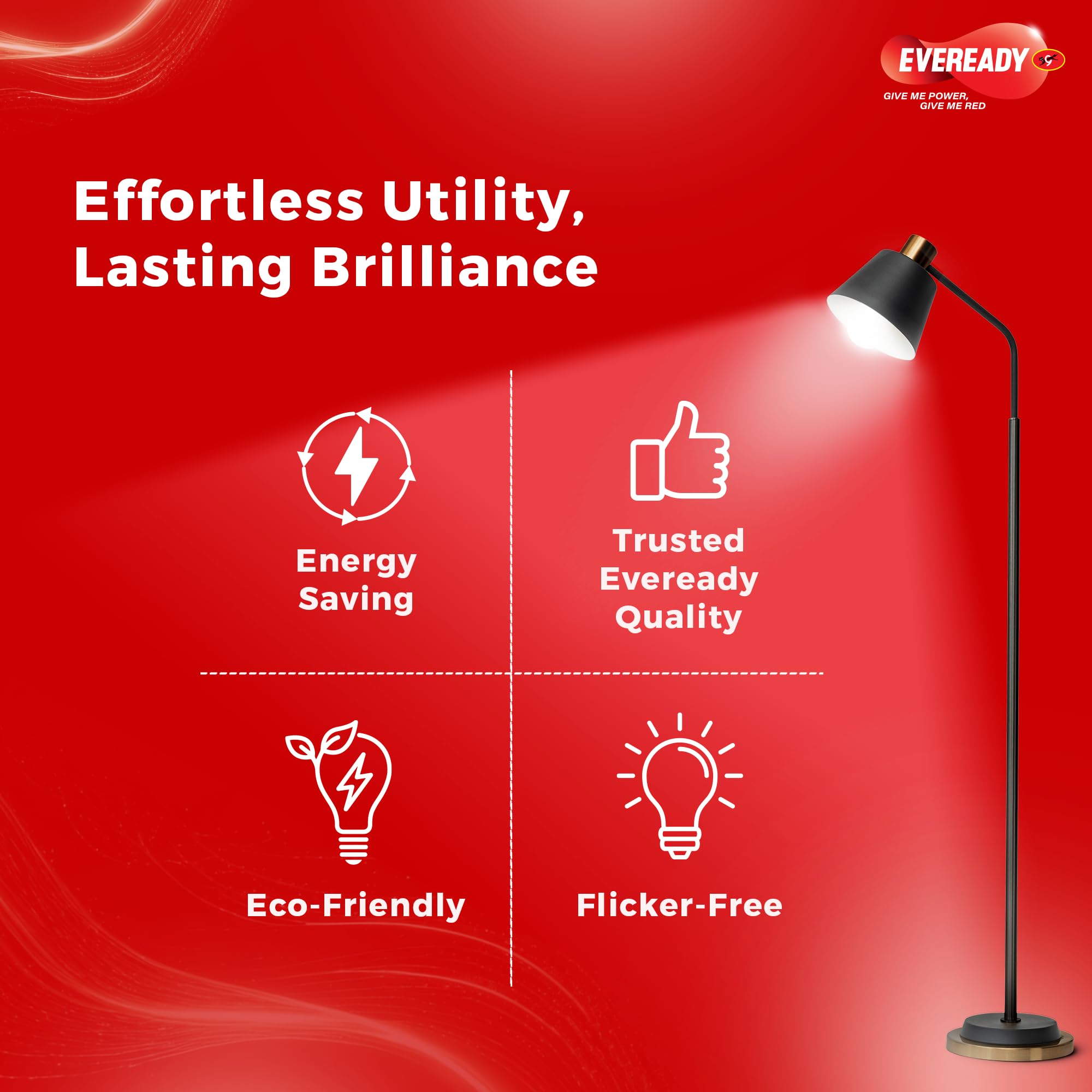 EVEREADY 9W LED Bulb, Cool Day Light (6500K), B22 Base image 3