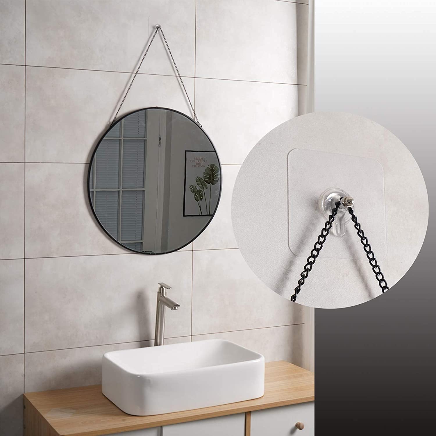 JIALTO 10 Pcs Stainless Steel, PVC, ABS Nail Free Seamless Adhesive Non-Trace No Drilling Installation Hanging, Waterproof Screws Wall Hook (Transparent) image 4
