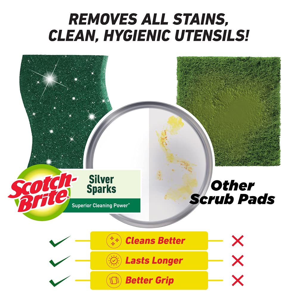 Scotch-Brite Silver Sparks Pad_3s Pack image 2