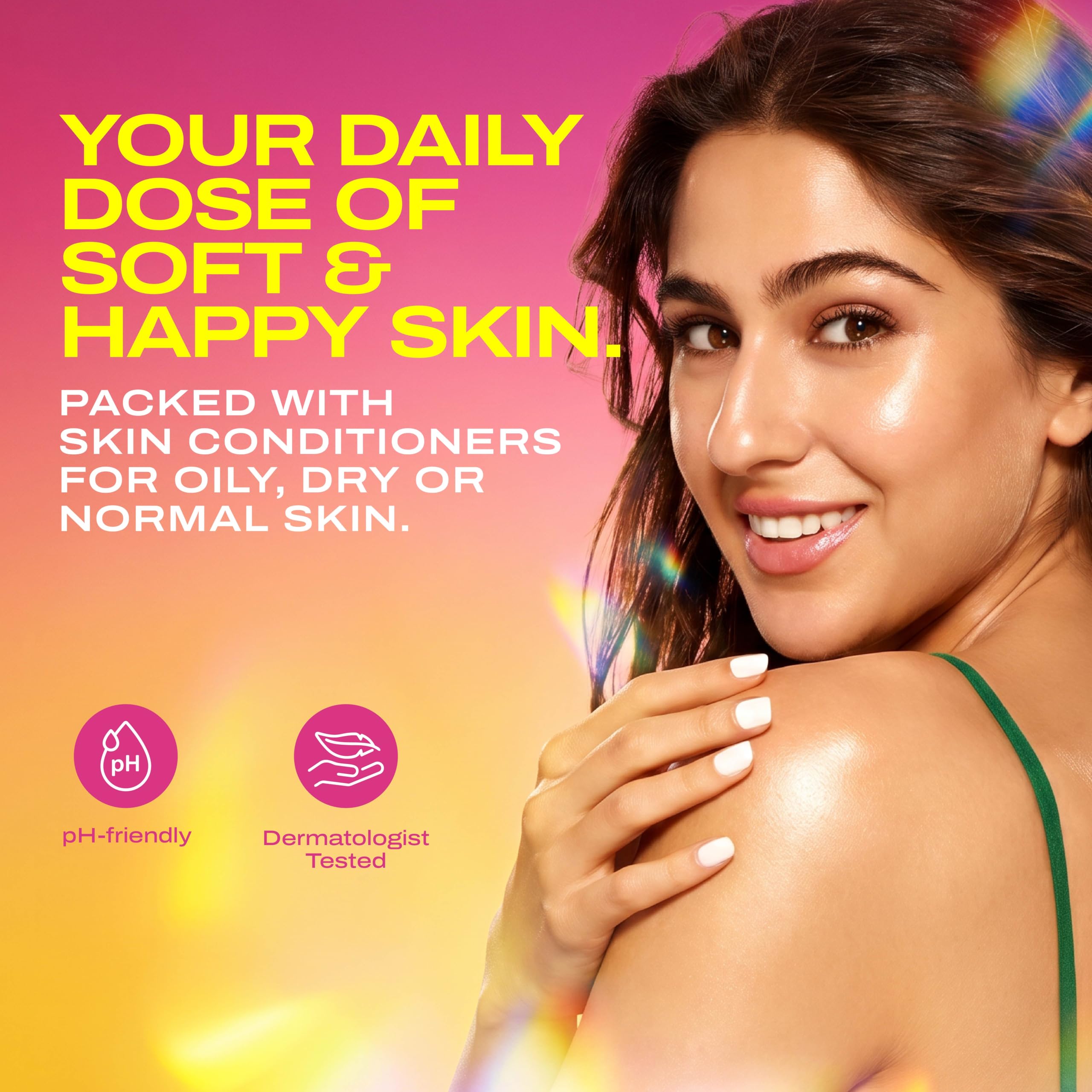Fiama Gel Bar Mega Celebration Pack 1kg (125g Pack of 8) | 8 Unique Soap Variants | Moisturised Skin with 30% Smoothing Body Serum | Bathing Soap Gift Set for Women & Men | All Skin Types image 5