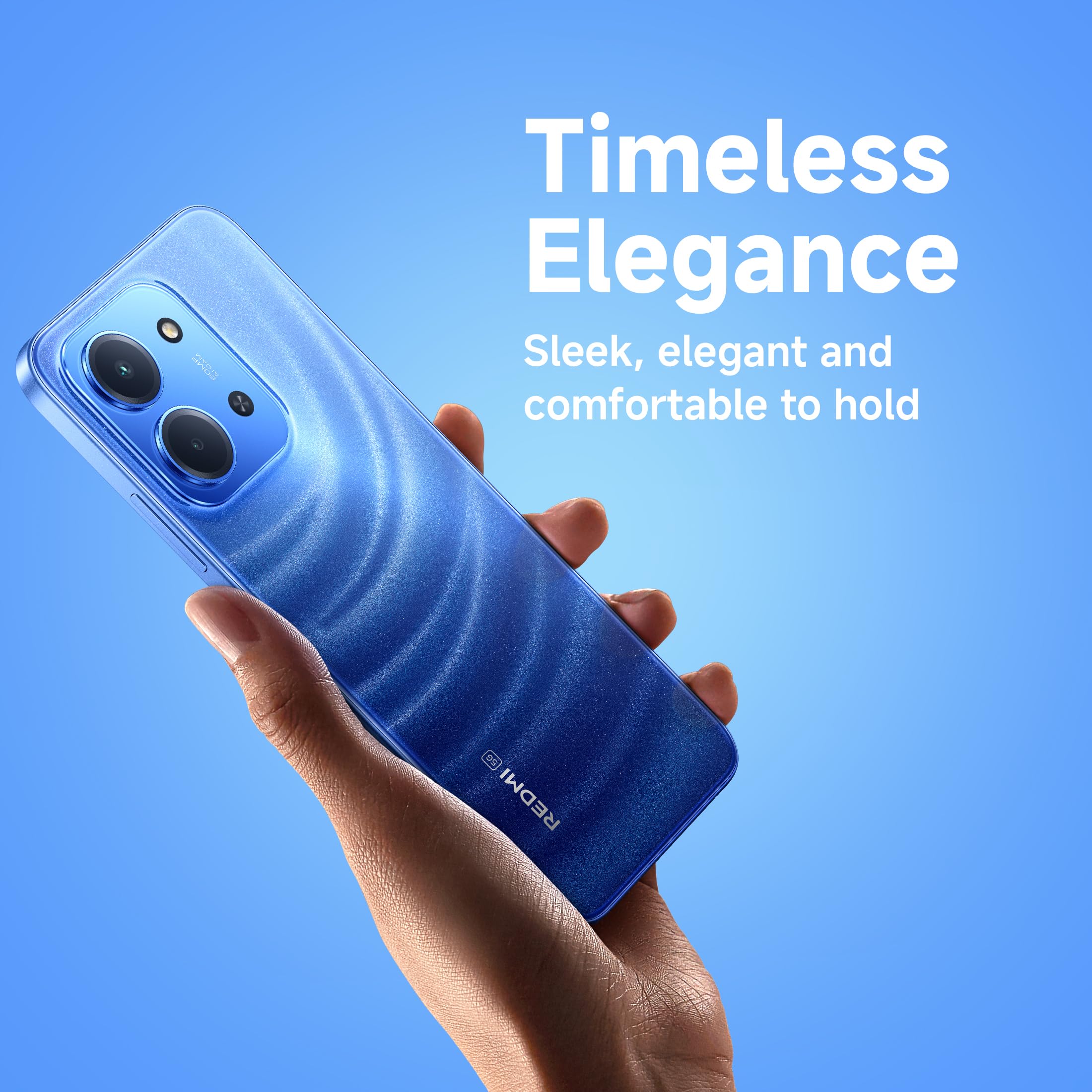 Redmi 15C 5G Prime Edition Dusk Purple 6GB + 128GB | Massive 6000mAh Battery | Segment's Largest 17.53cm Display Up to 120Hz | MediaTek Dimensity 6300 | 33W Fast Charging | 50MP AI Dual Camera image 5