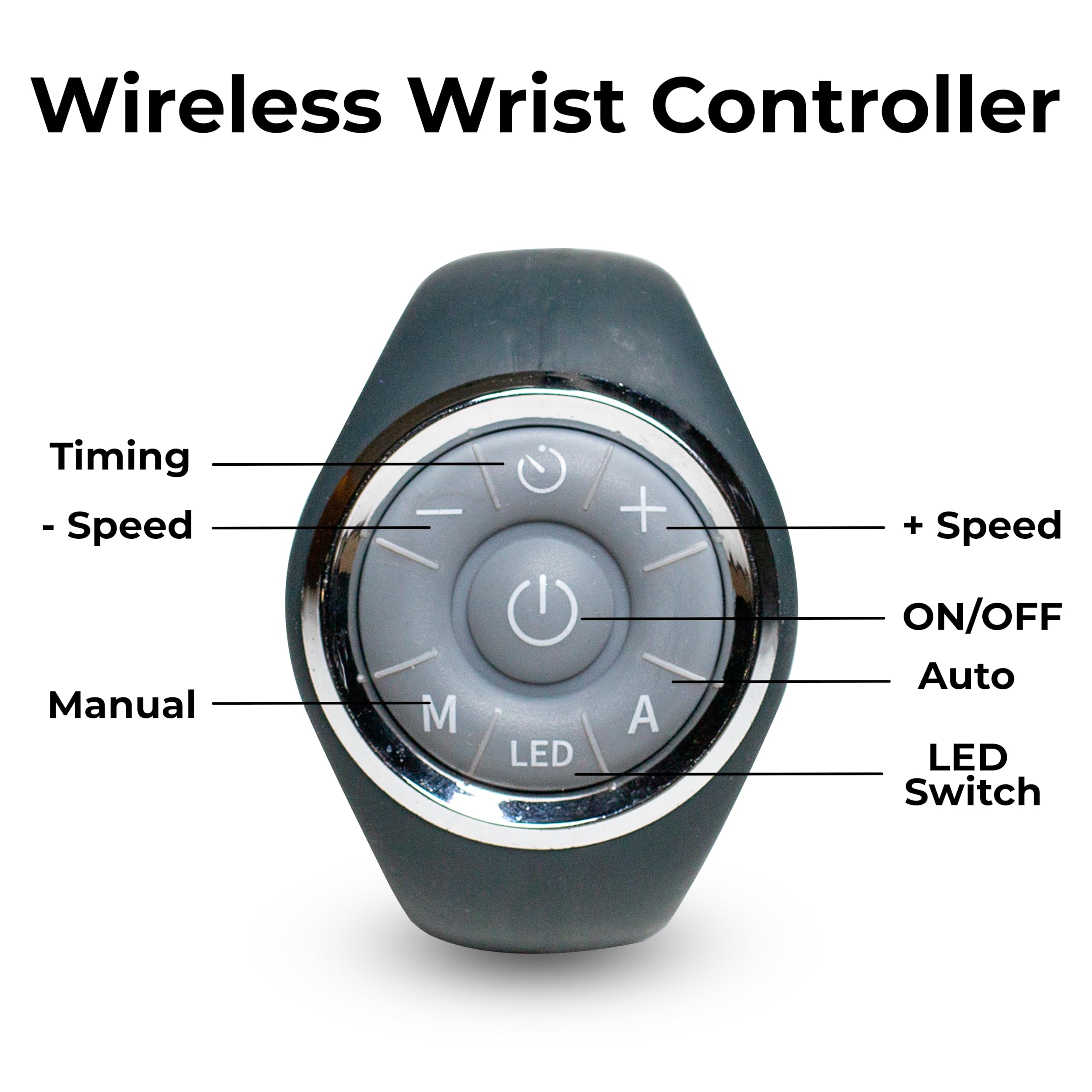 Robotouch Vibraslim Body Shaper Fitness Equipment (Black-Wireless Watch) image 3