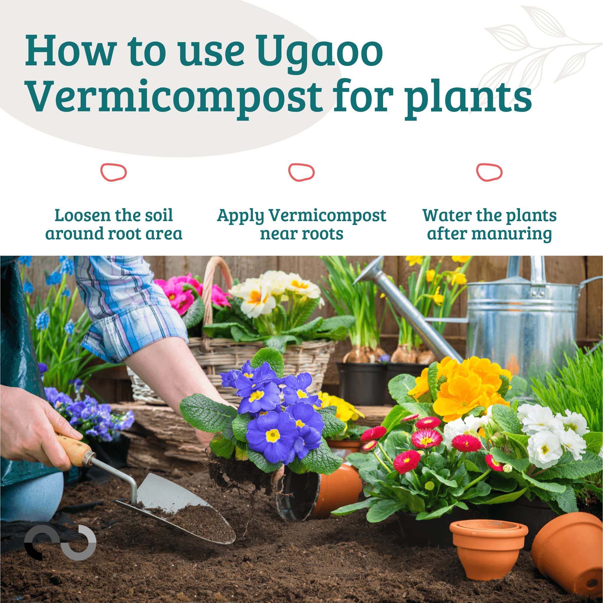 Ugaoo Organic Vermicompost Fertilizer Manure For Plants - 5 Kg image 5