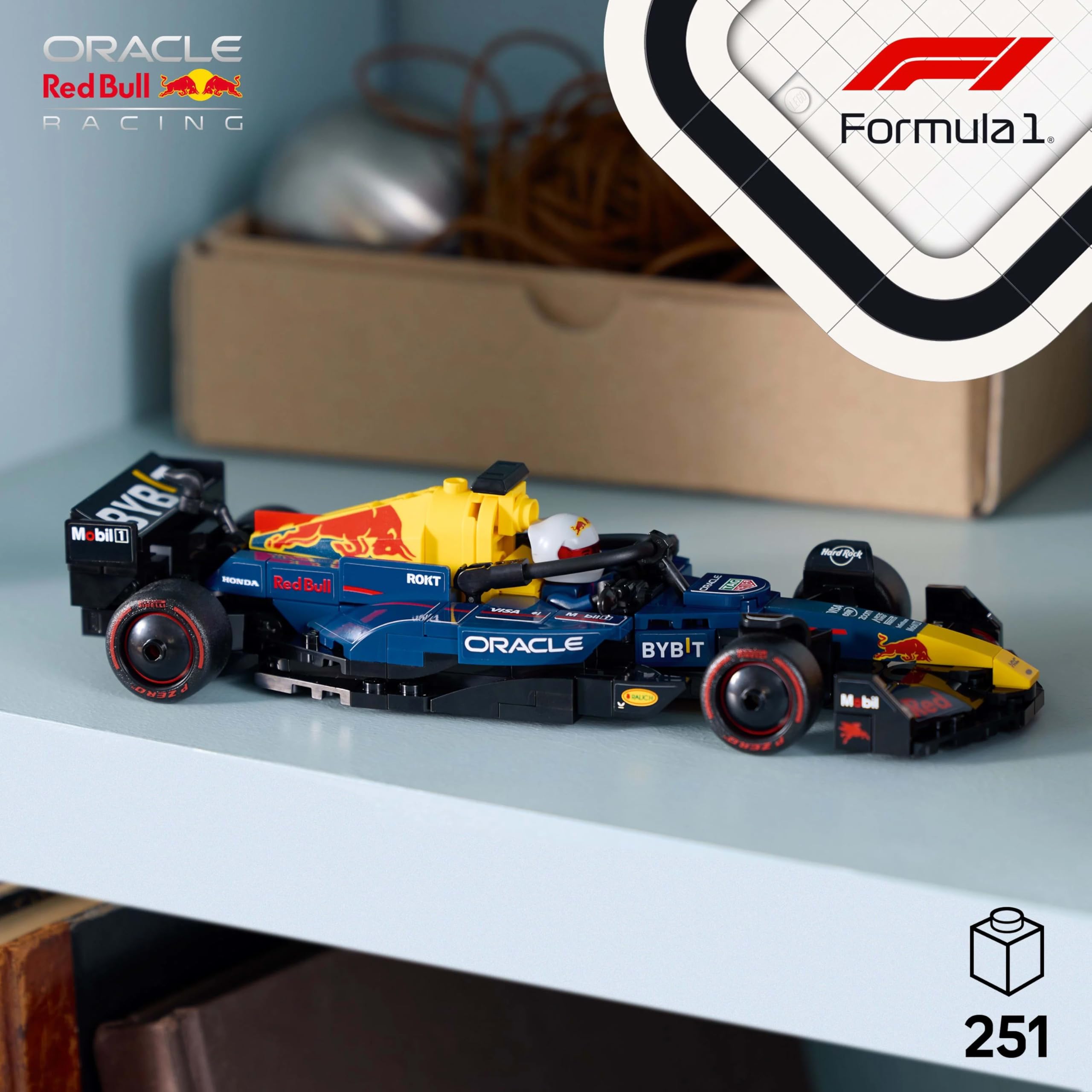 LEGO Speed Champions Oracle Red Bull Racing RB20 F1 Race Car Vehicle Set 77243 Building Blocks for 18+ Gift image 3