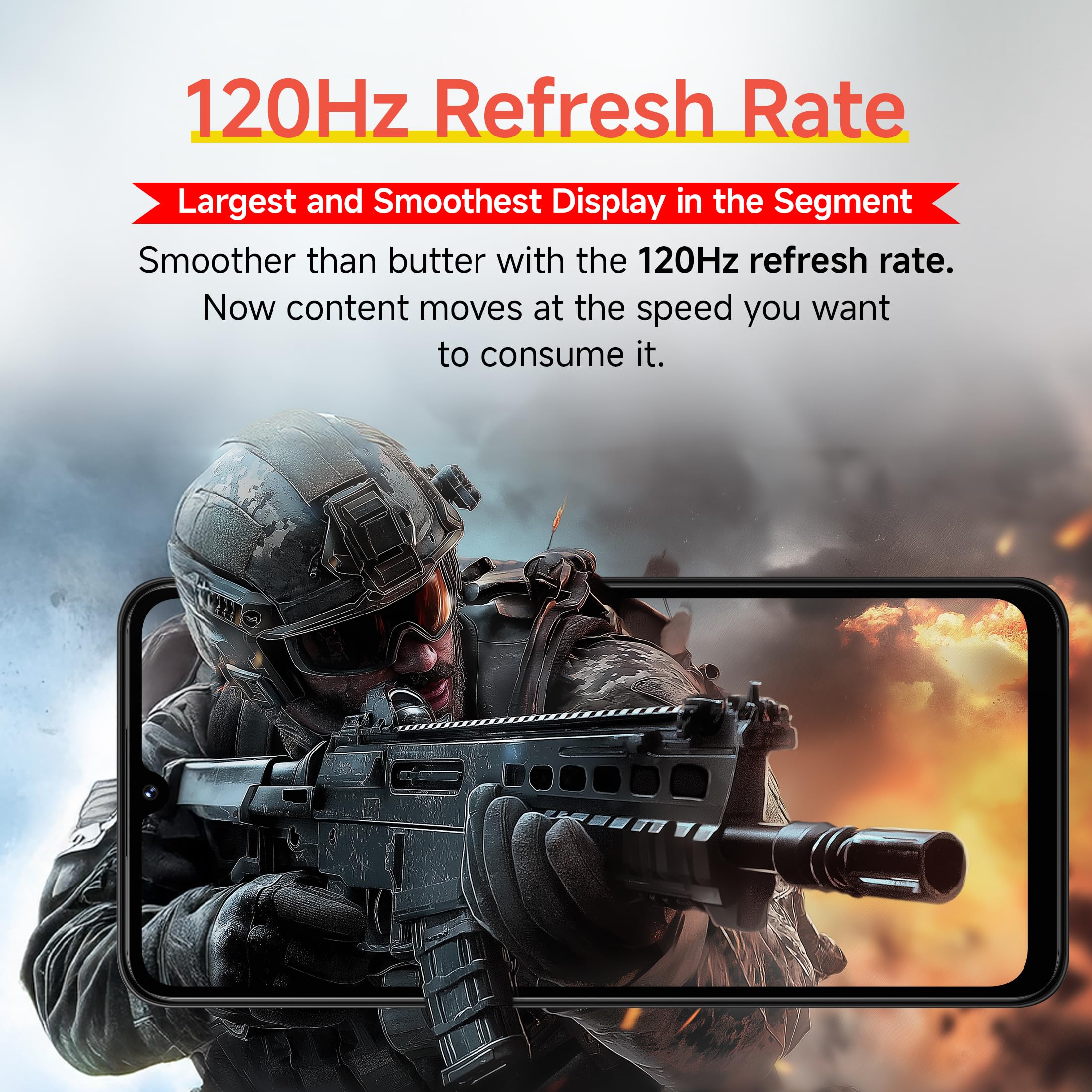 Redmi A4 5G (Sparkle Purple, 4GB RAM, 128GB Storage) | Segment Largest 6.88in 120Hz | 50MP Dual Camera | 18W Fast Charging | Charger in The Box image 5