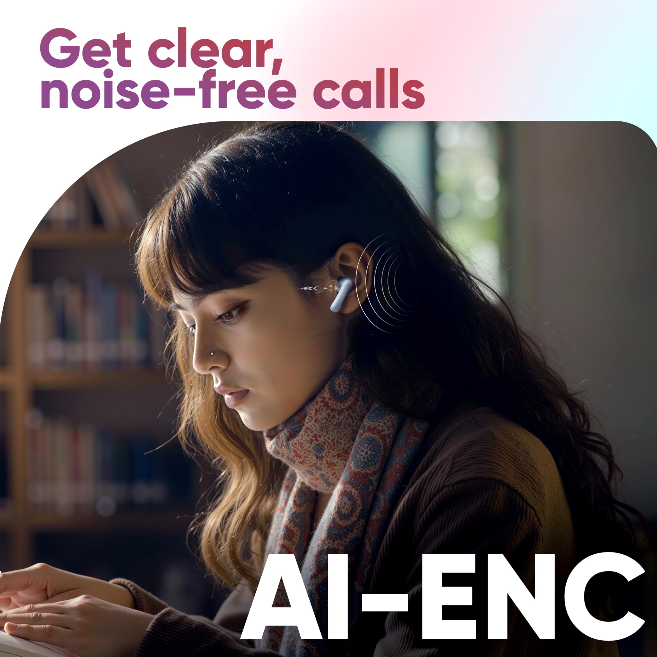 Mivi DuoPods Marathon Earbuds [New Launch], 70 Hours Playtime, AI-ENC for HD Calls, 13mm Drivers, IPX 4.0, BT v5.3, Made in India True Wireless Bluetooth Ear Buds image 4