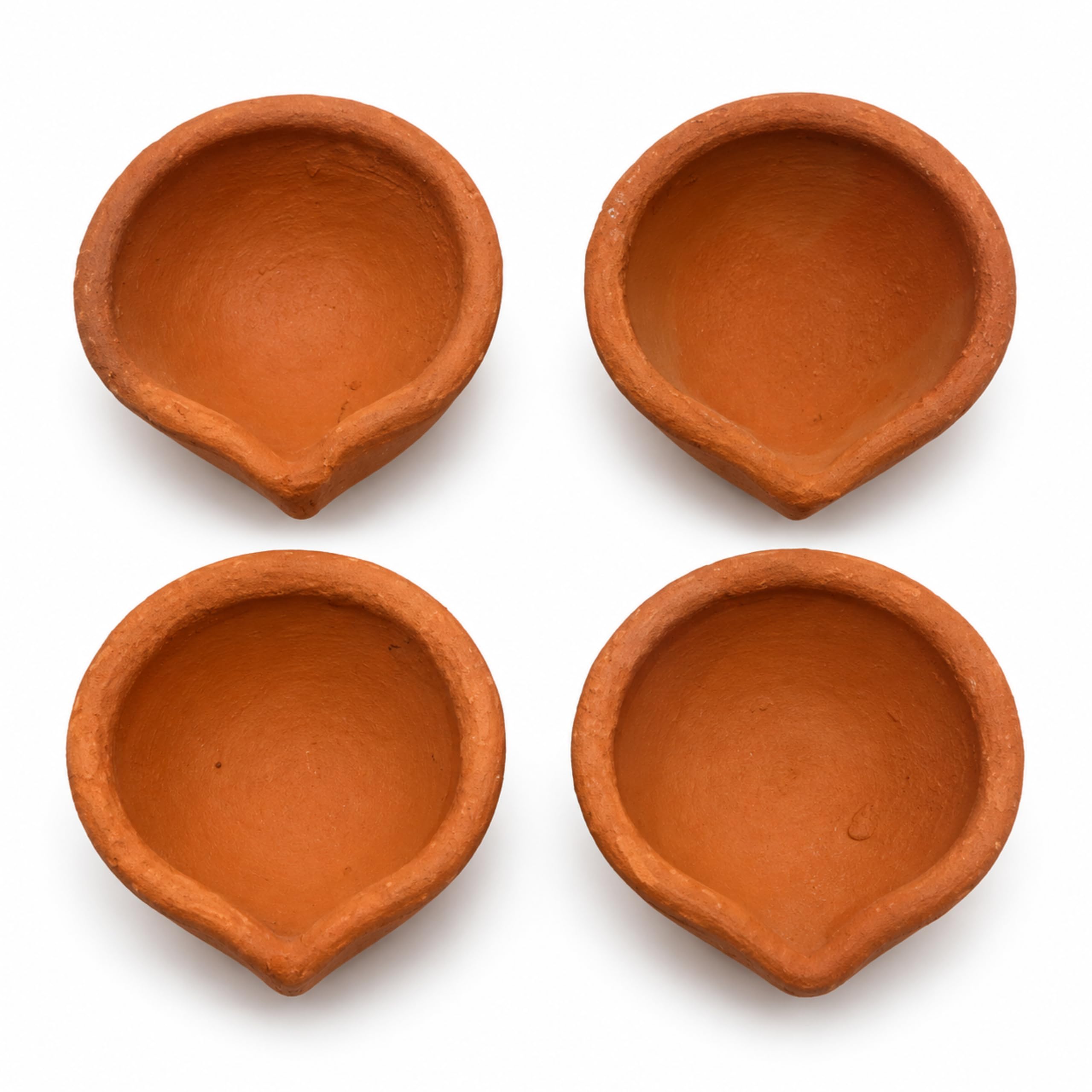 Clay Diya|Traditional Clay Diya|Pack of 4
