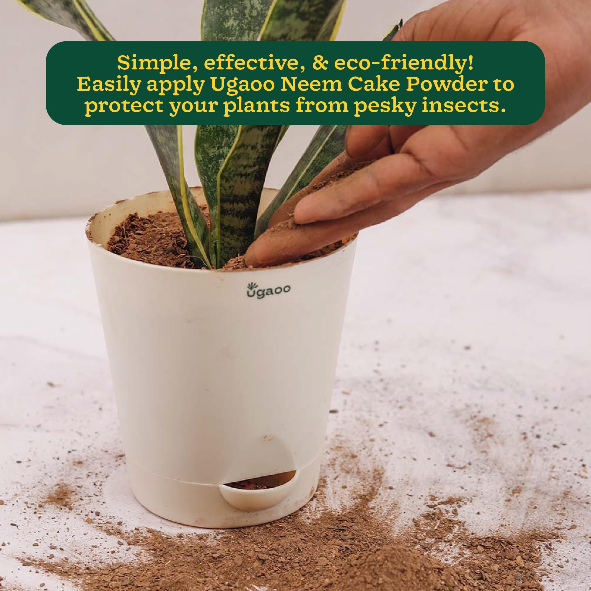 Ugaoo Neem Cake Powder for Plants 5 Kg - Organic Fertilizer & Pest Repellent image 4