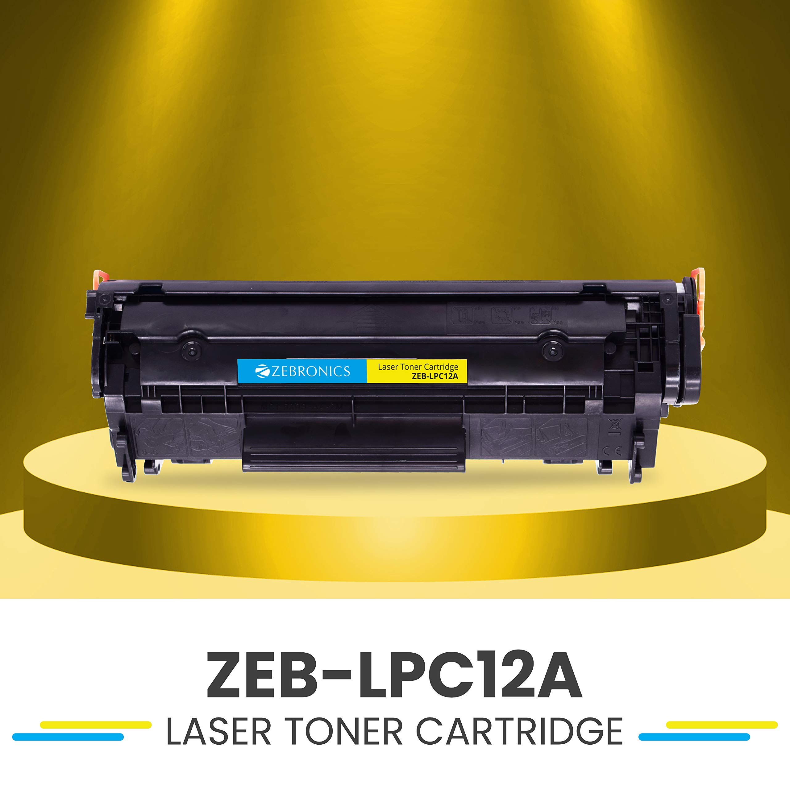 ZEBRONICS ZEB-LPC12A Printer Cartridge for HP LJ 1010/1012/1015/1018/1020/1022/1022N/1022NW/3015/3020/3030/3050/3052/3055/M1005/M1005 / MFP/M1319f MFP, Canon LS LBP2900/2900B/3000 image 2