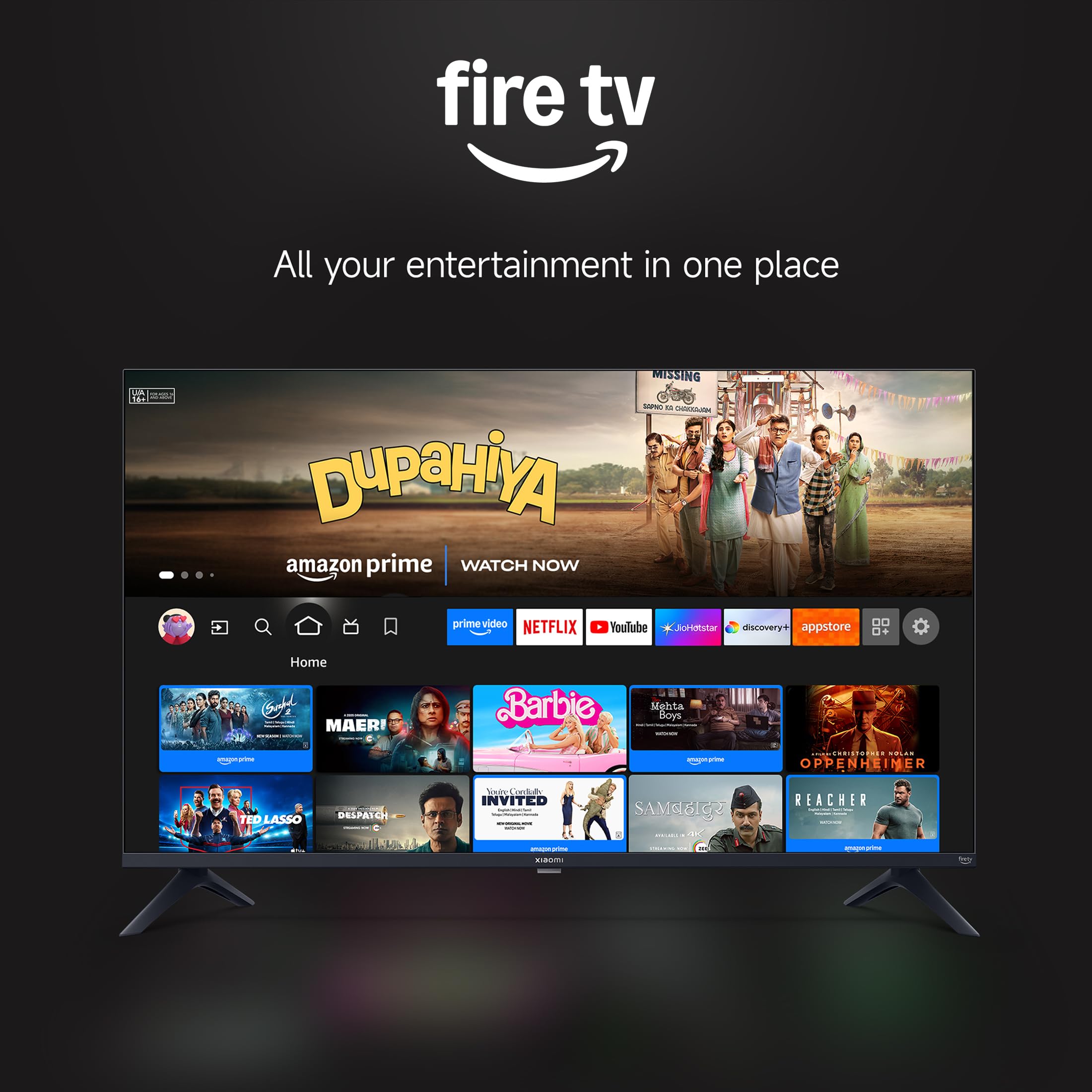 Xiaomi 80 cm (32 inch) Smartchoice F Series HD Ready Smart LED Fire TV L32MB-FIN image 3