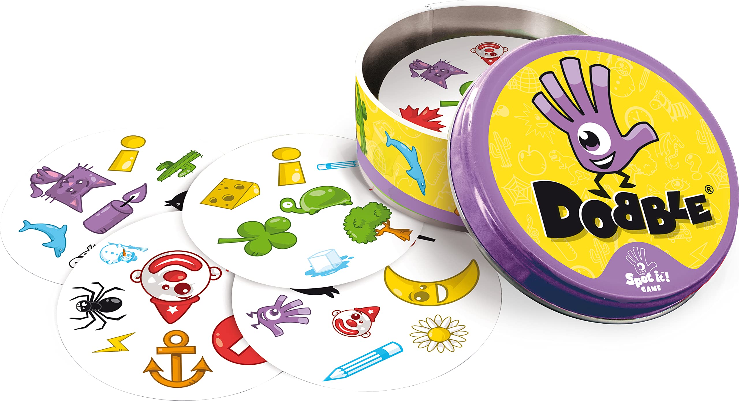 Asmodee Kid's Dobble, Visual Perception Card Game (Multicolour, Ages 6 and Above, 2 to8 Players) image 4